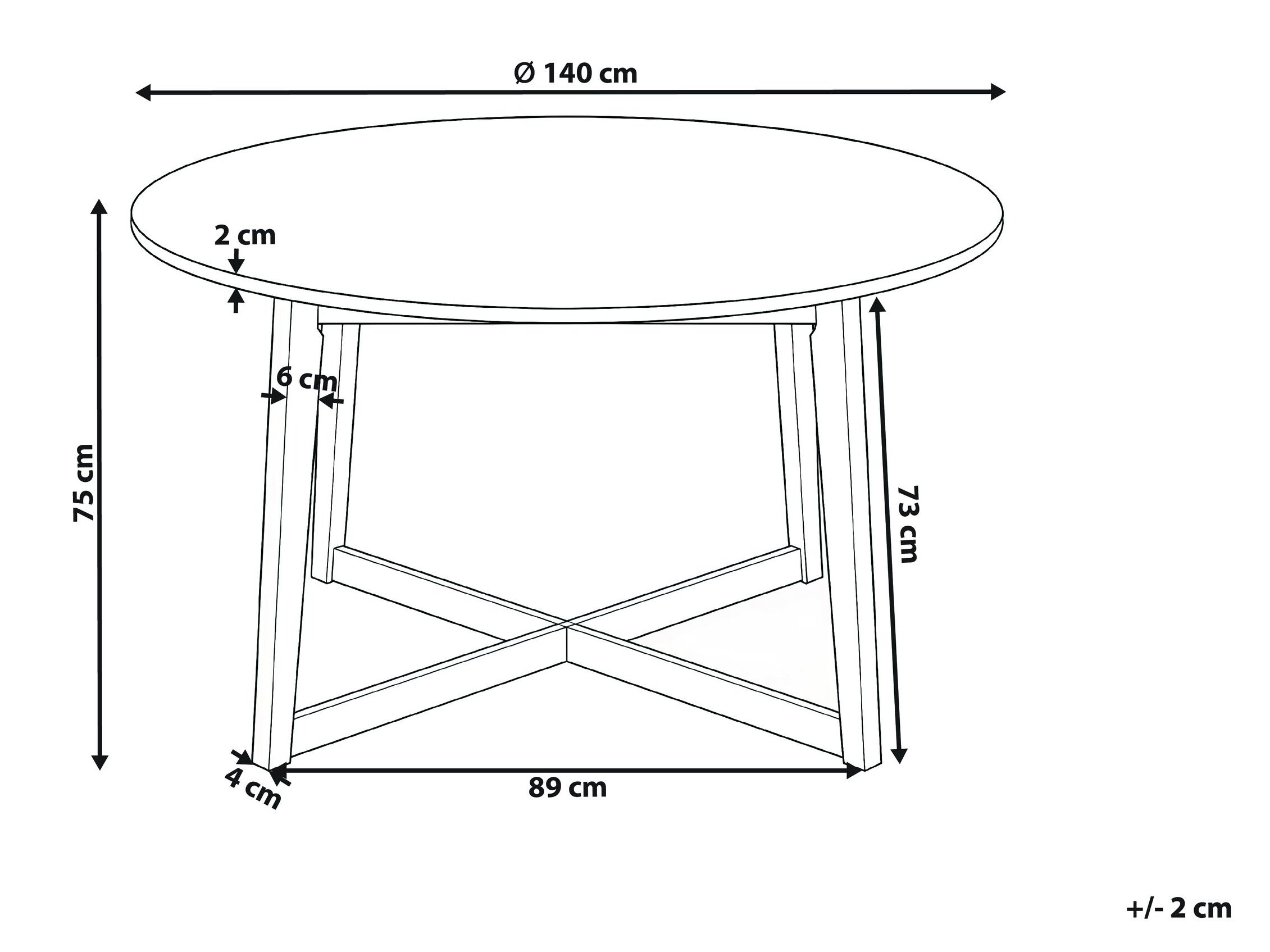 Stol Berwyn 3209 (Tamni hrast)