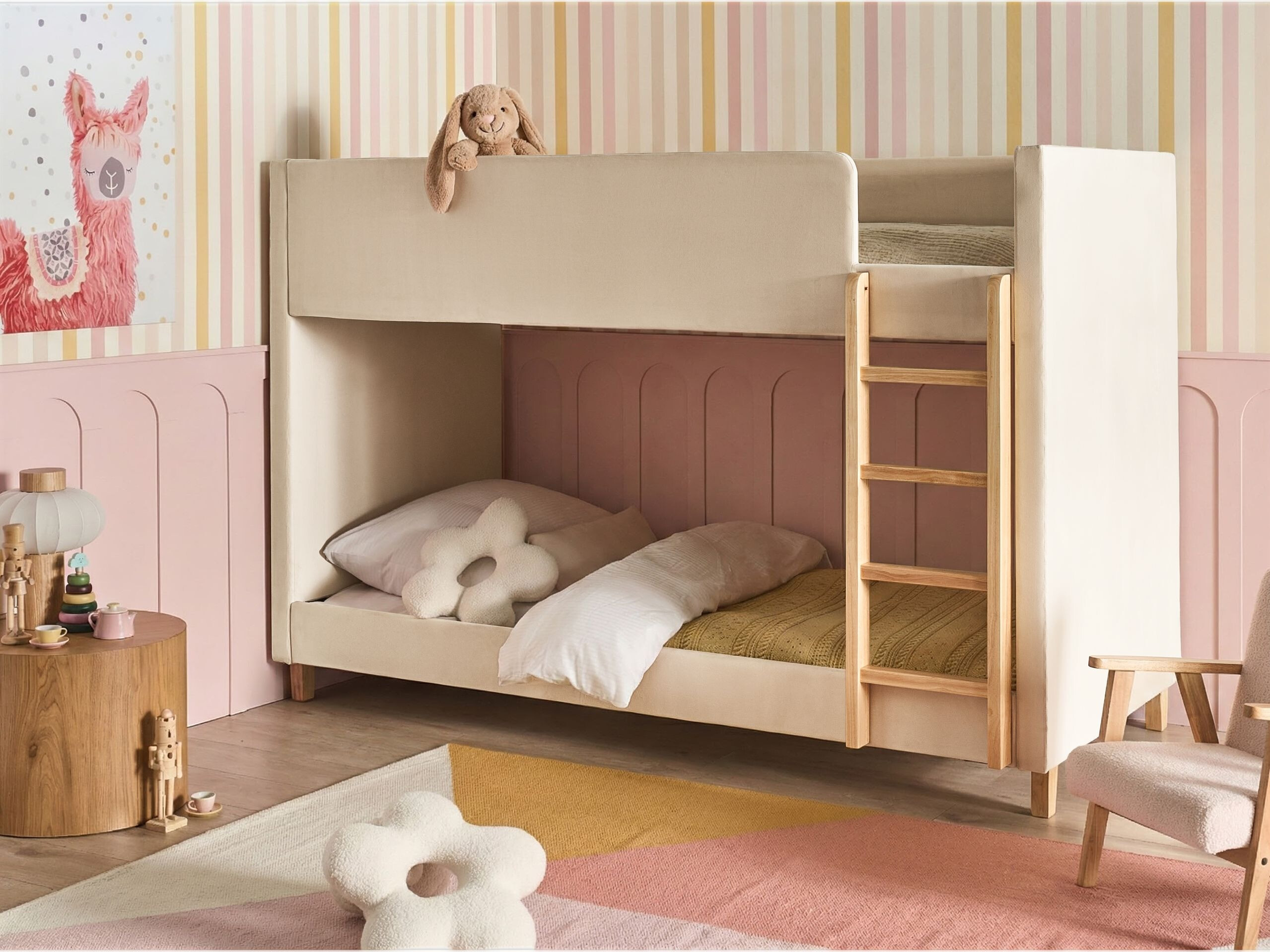 Krevet na kat Berwyn 3211 (Svijetlo bež)