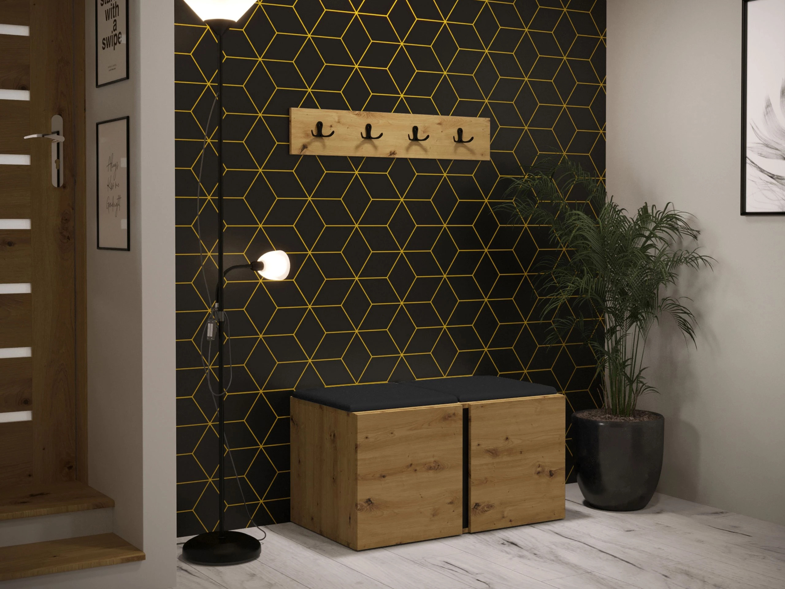 Set za hodnik Pinis VI (Eko koža Soft 011)