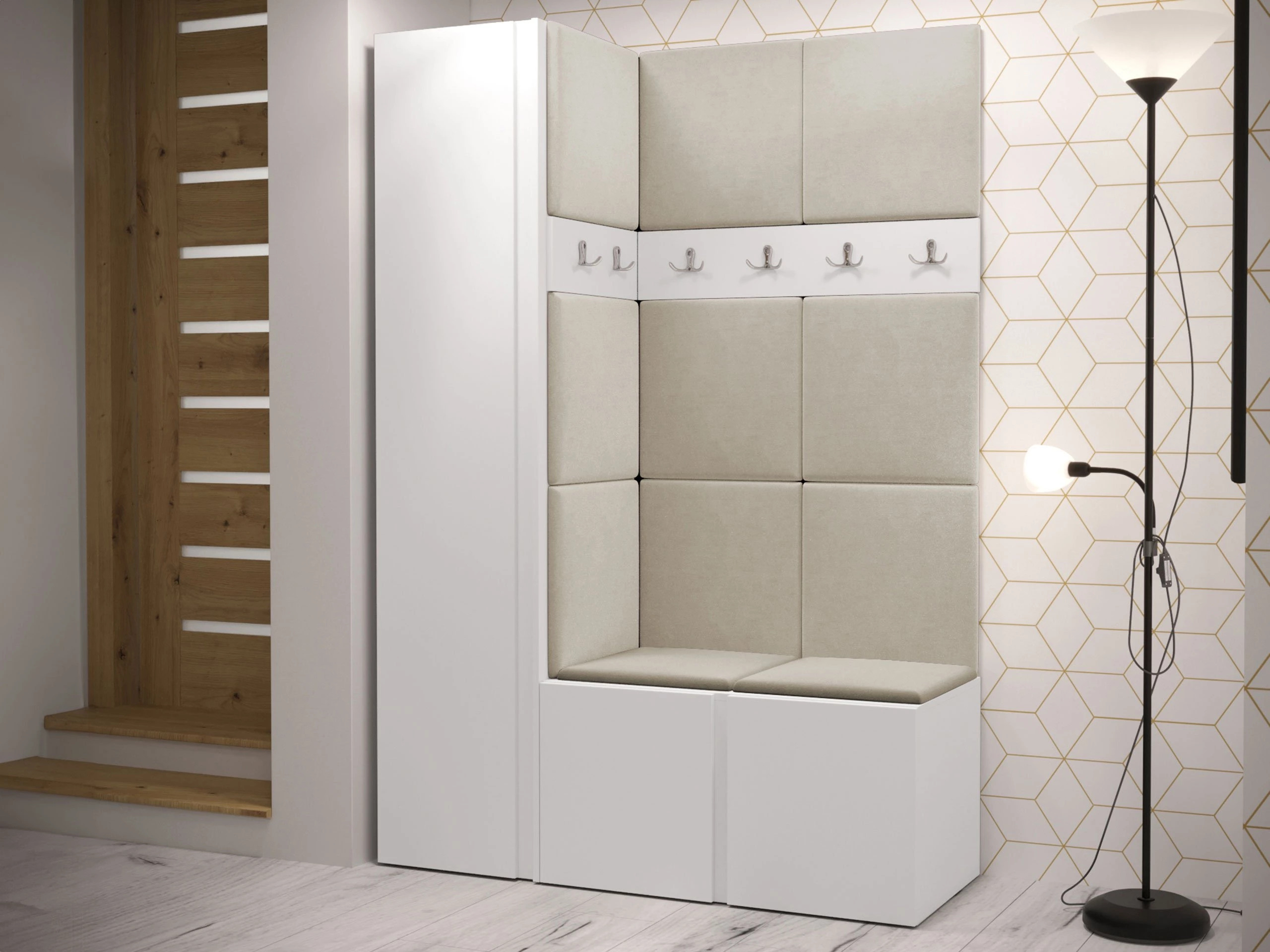 Set za hodnik Hartford 471 (Bijela)