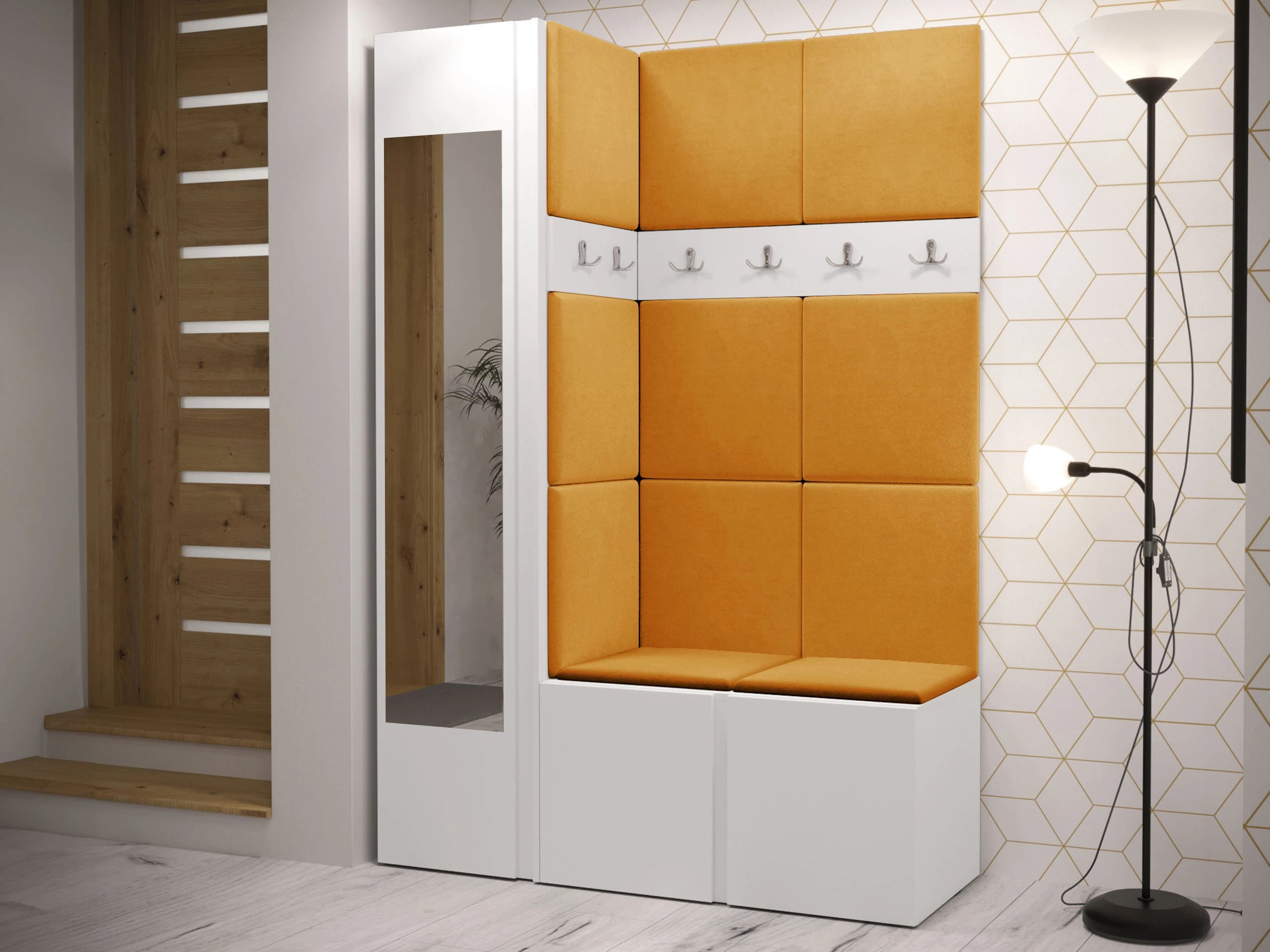 Set za hodnik Hartford 277 (Bijela)