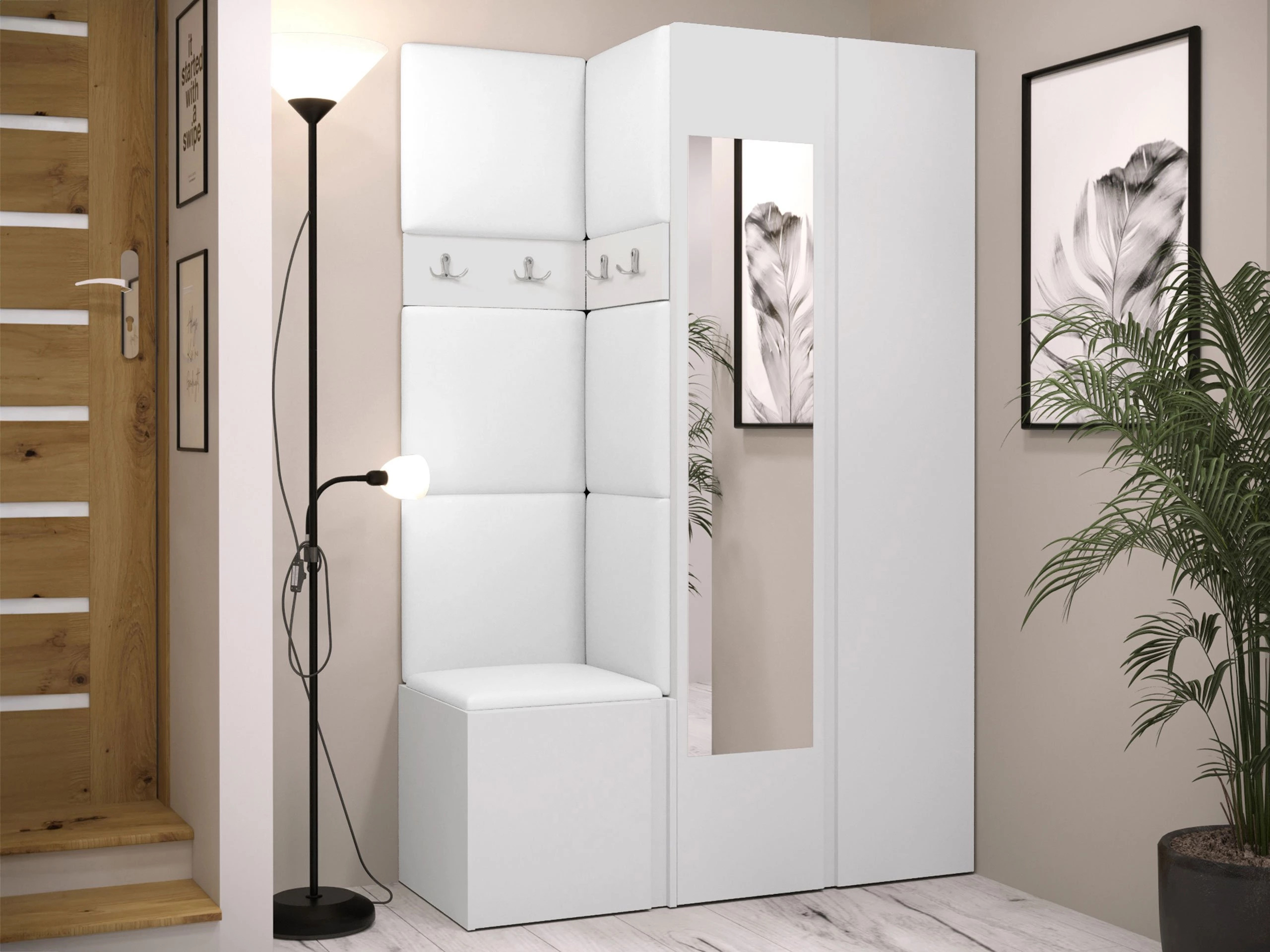 Set za hodnik Pinis XXVI (Bijela)