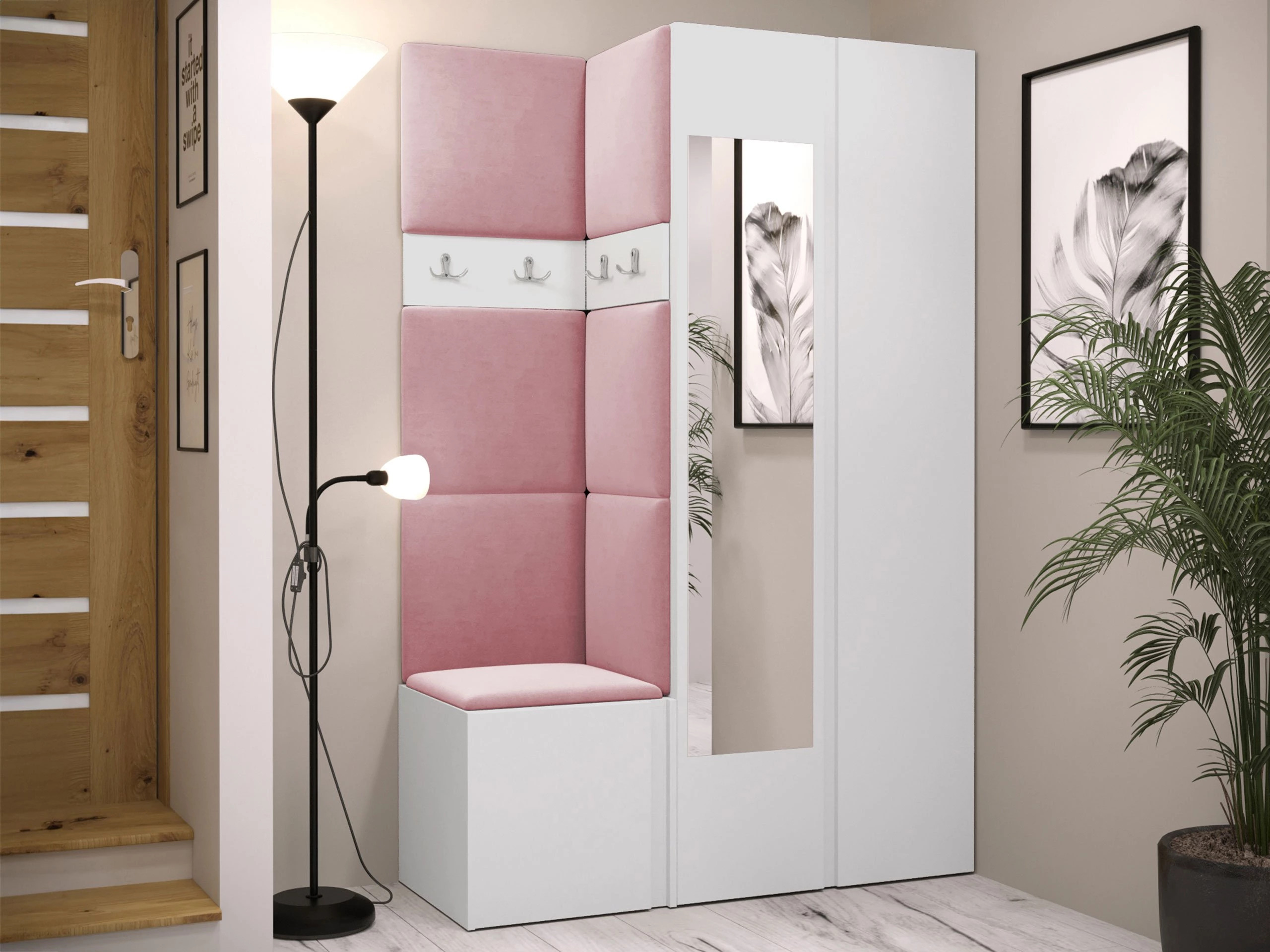 Set za hodnik Pinis XXVI (Bijela)