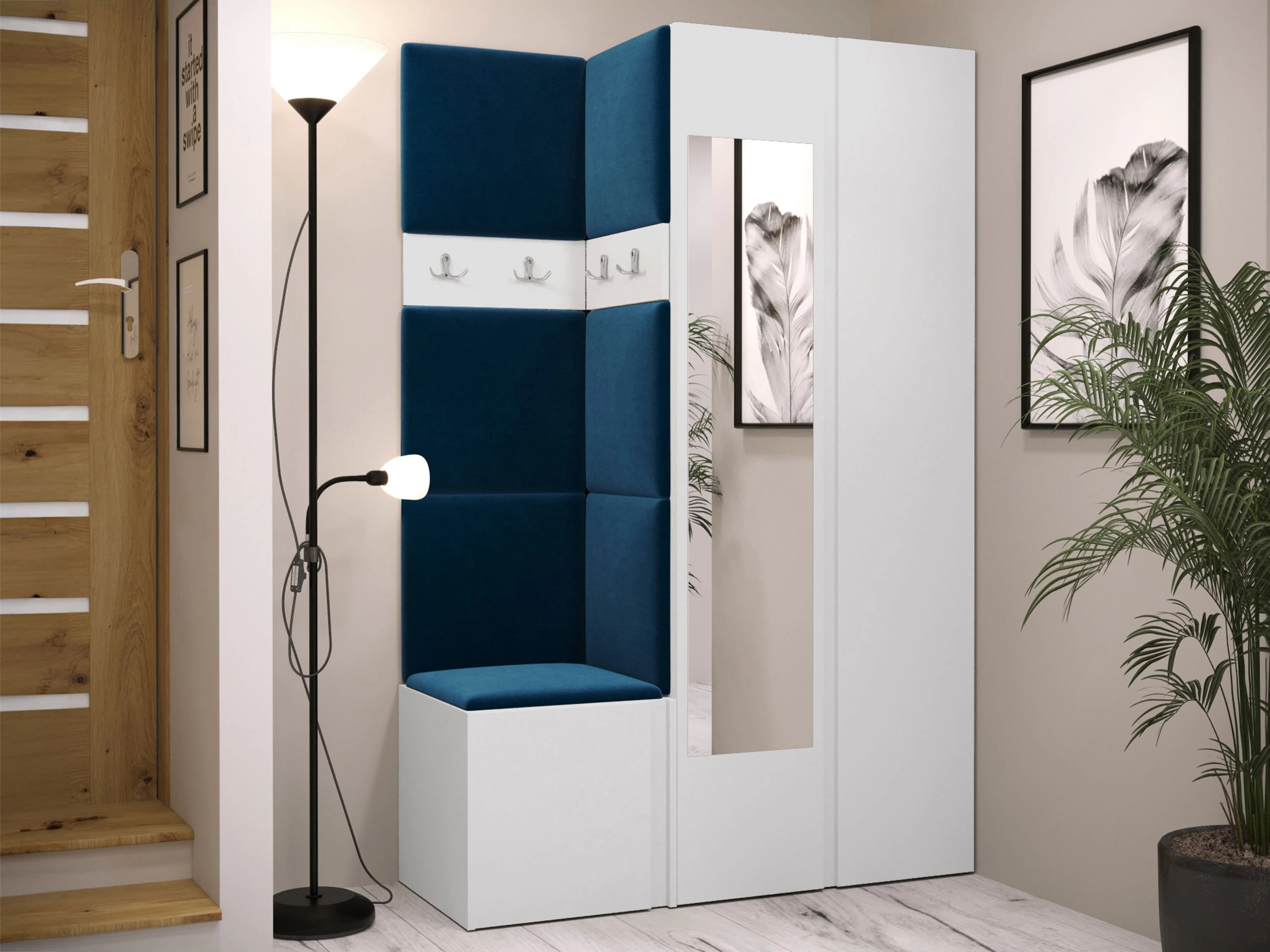 Set za hodnik Pinis XXVI (Bijela)