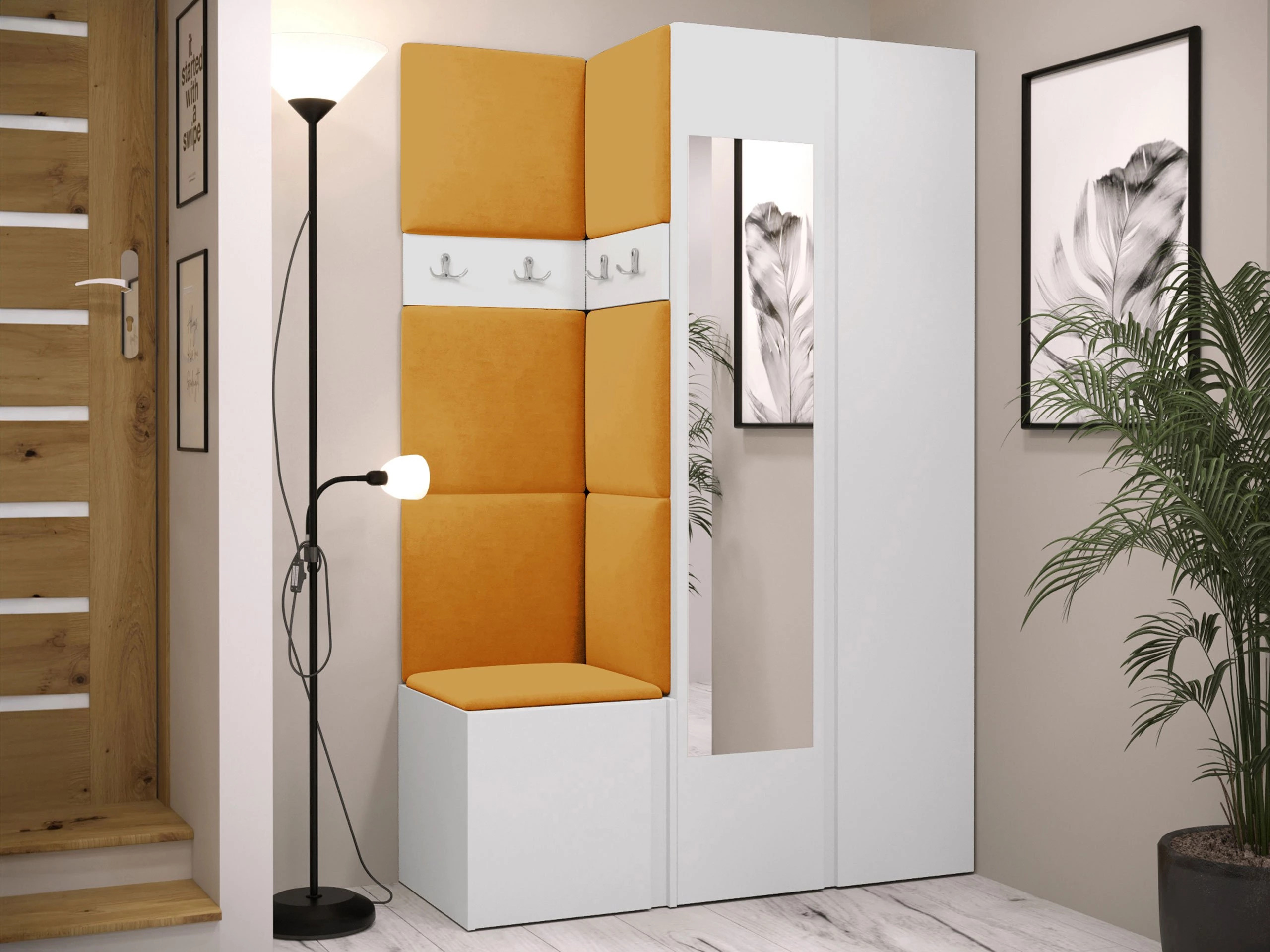 Set za hodnik Pinis XXVI (Bijela)