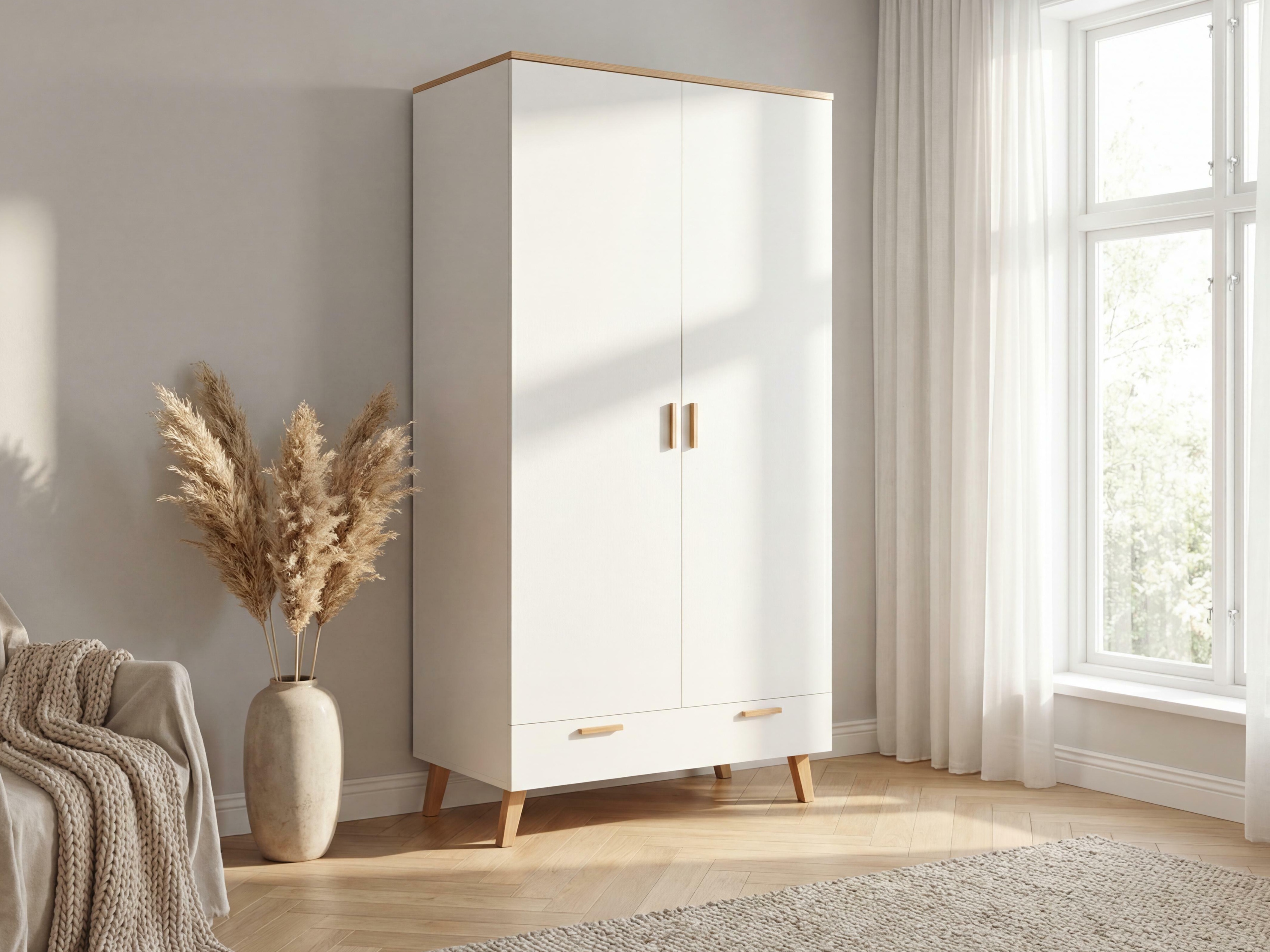 Ormar Fivbeli 109 (Bijela + Hrast)