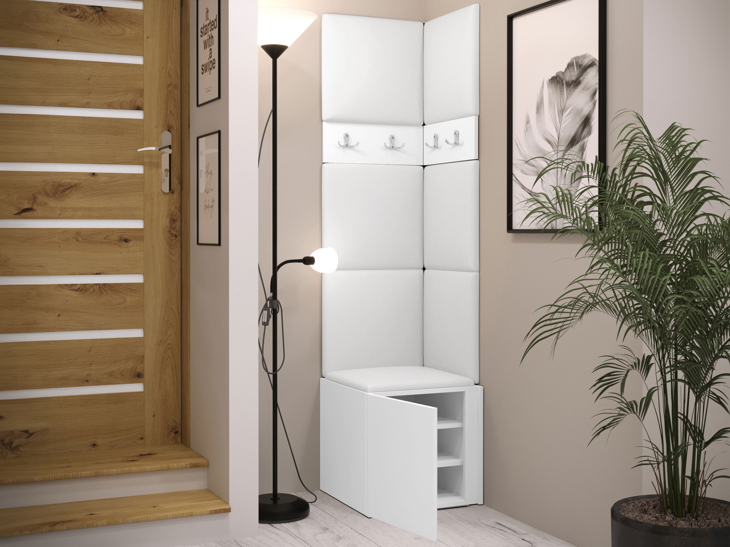 Set za hodnik Hartford 347 (Bijela)