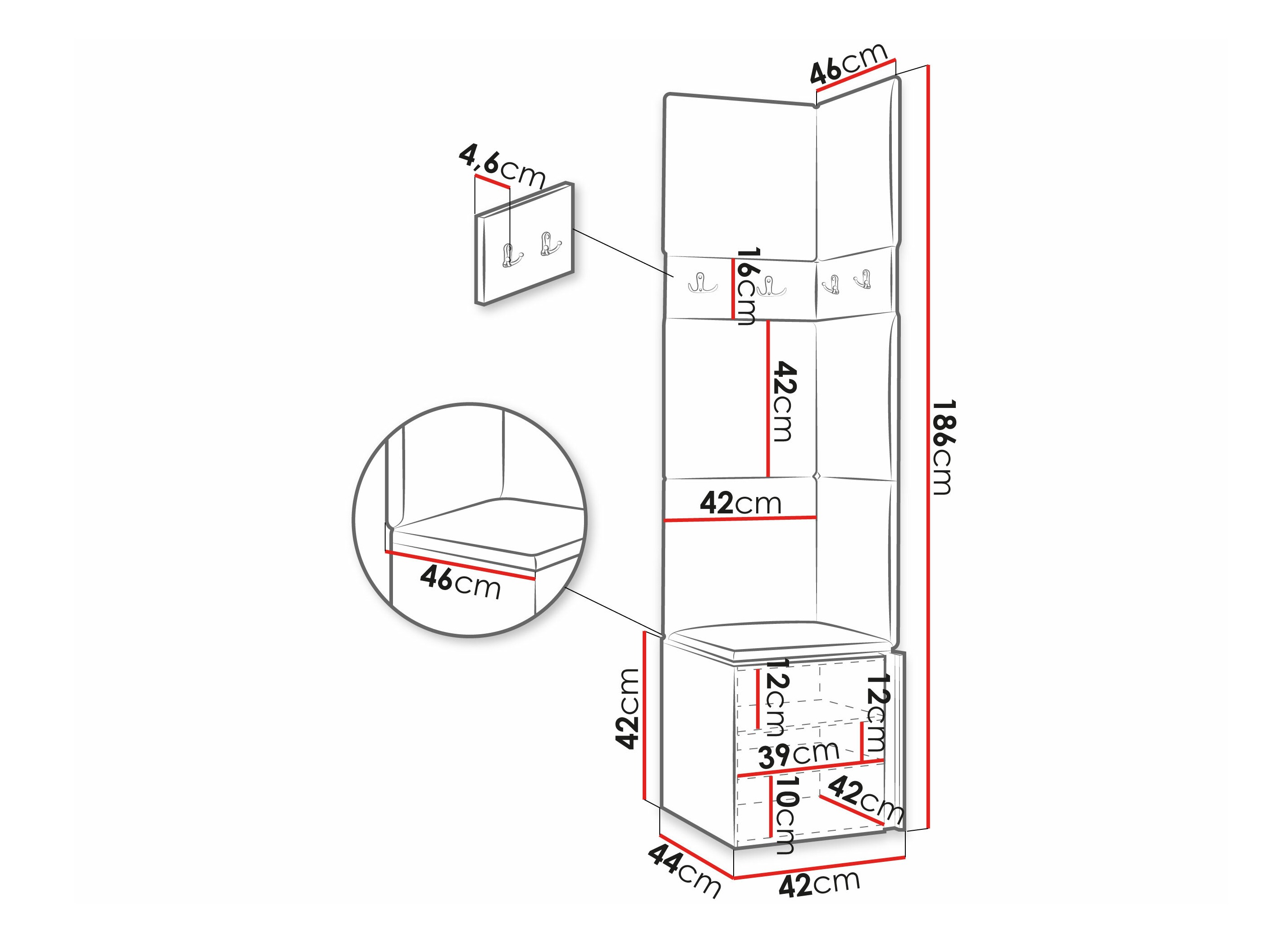 Set za hodnik Pinis XXI (Manila 02)