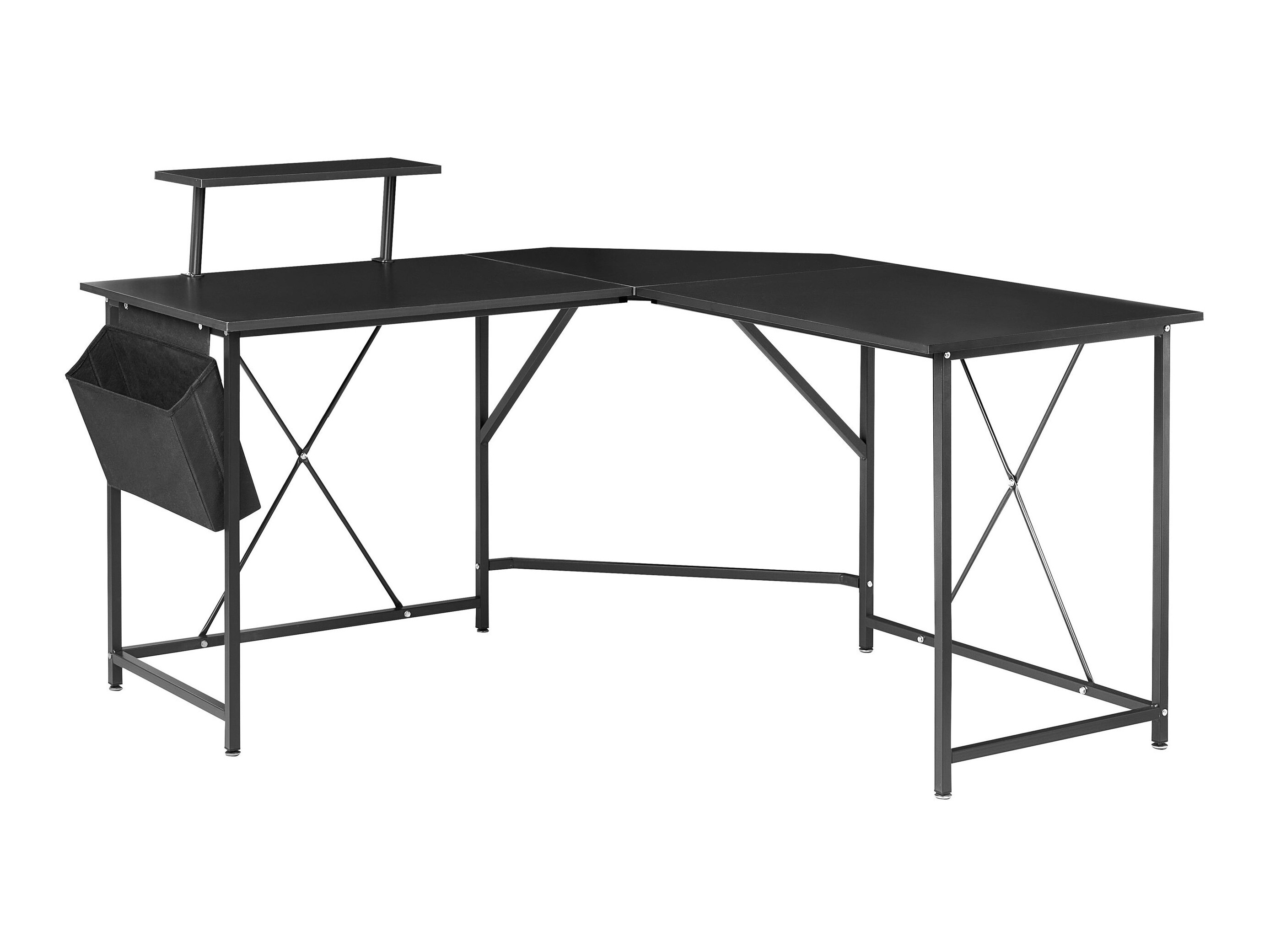 Kutni uredski stol Berwyn 3218 (Crna)