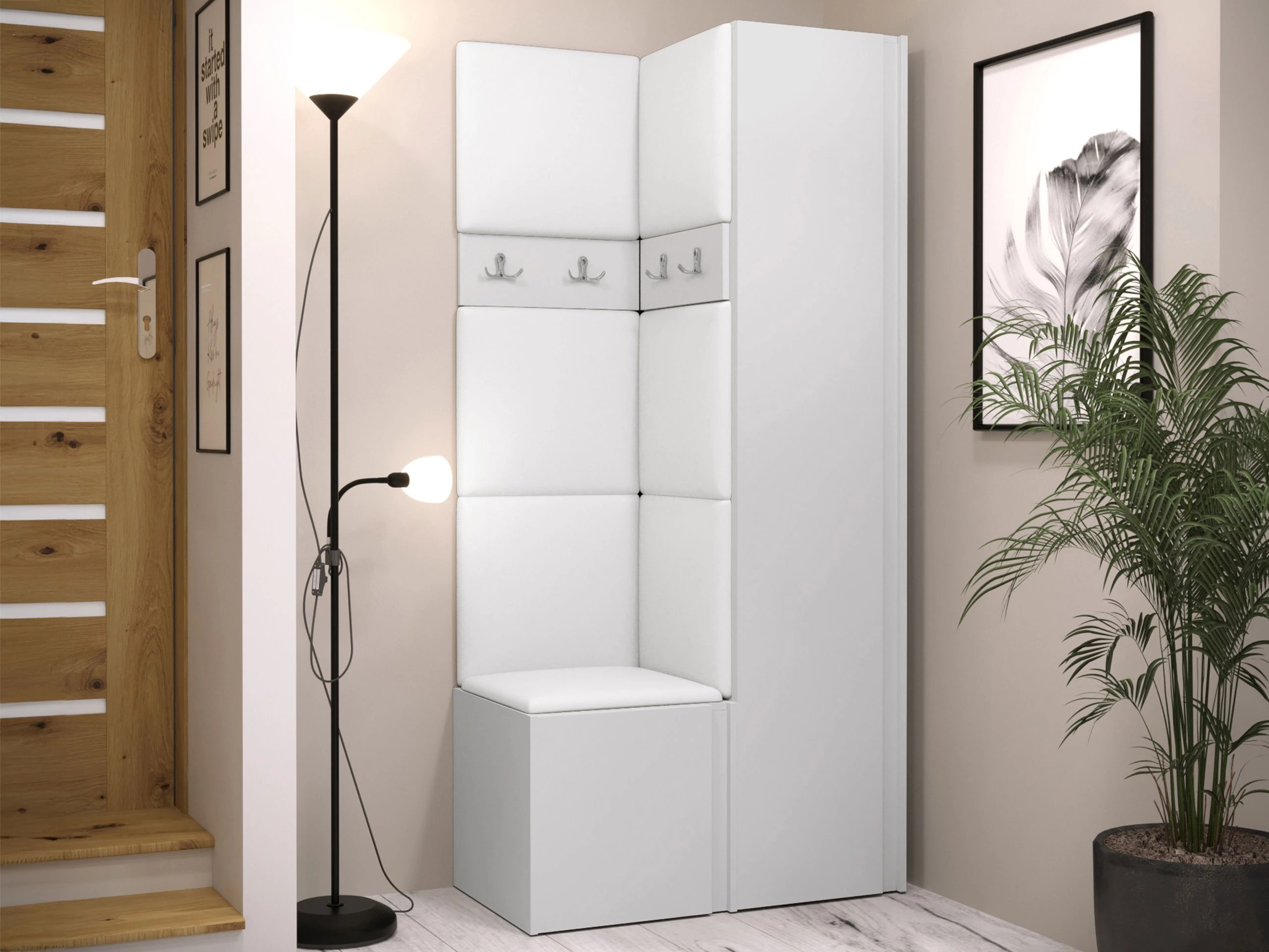 Set za hodnik Pinis XXIV (Bijela)