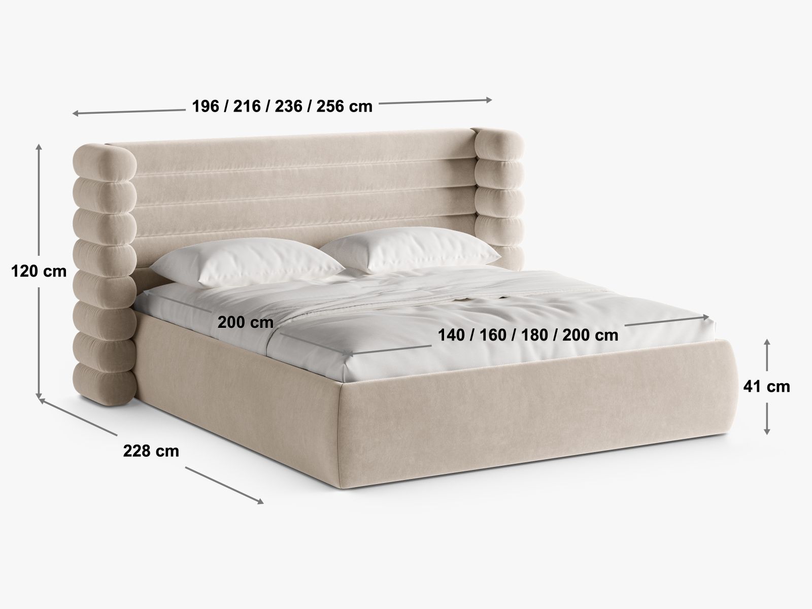 Krevet Beckley 335 (Coral 80)