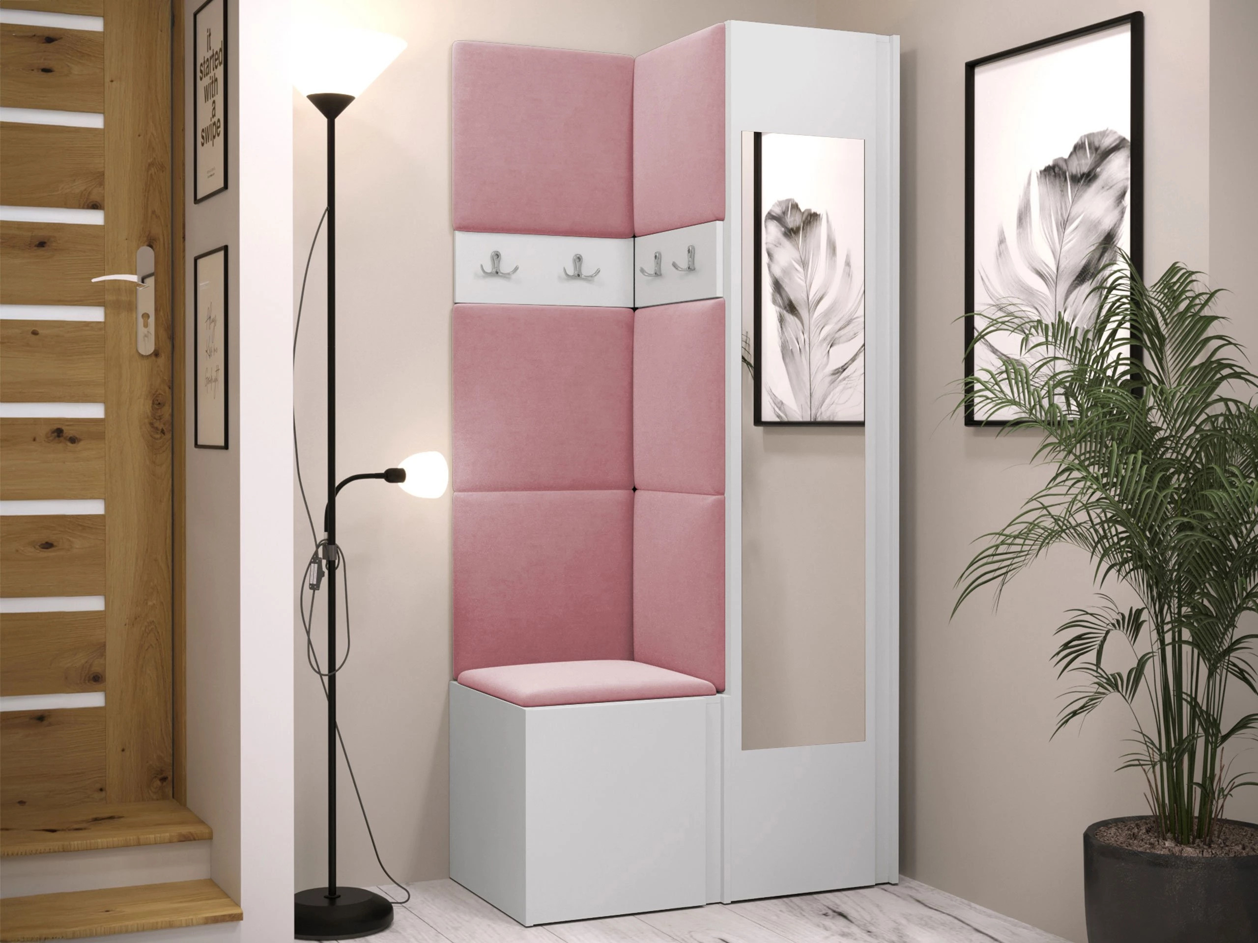 Set za hodnik Pinis XXV (Bijela)