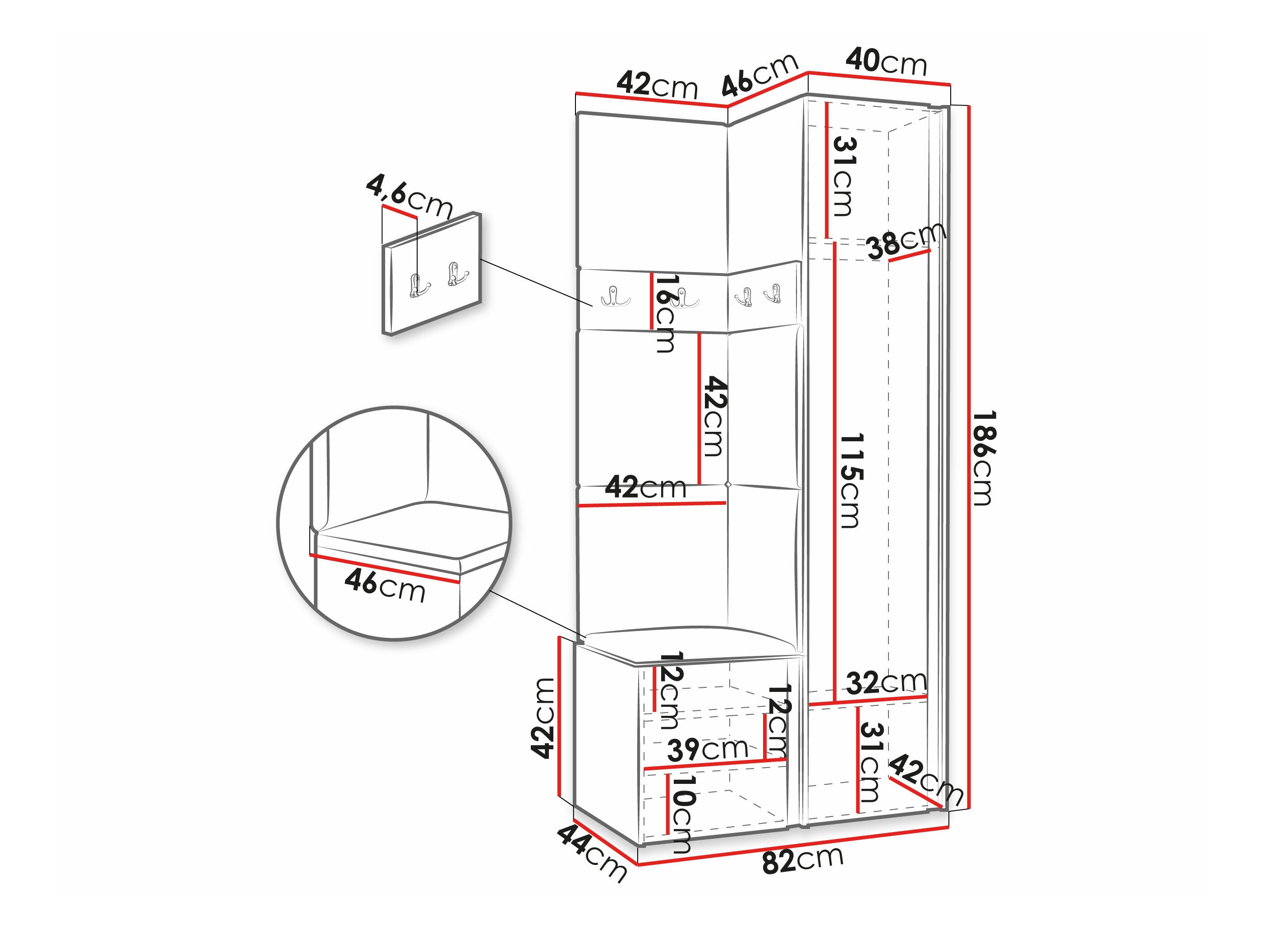 Set za hodnik Pinis XXV (Polo 897)