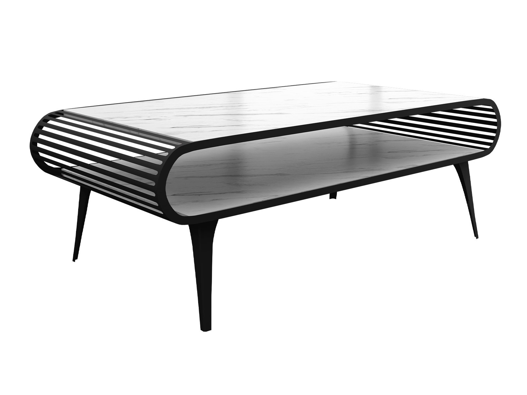 Stolić za kavu Oswego 161 (Bijeli mramor)