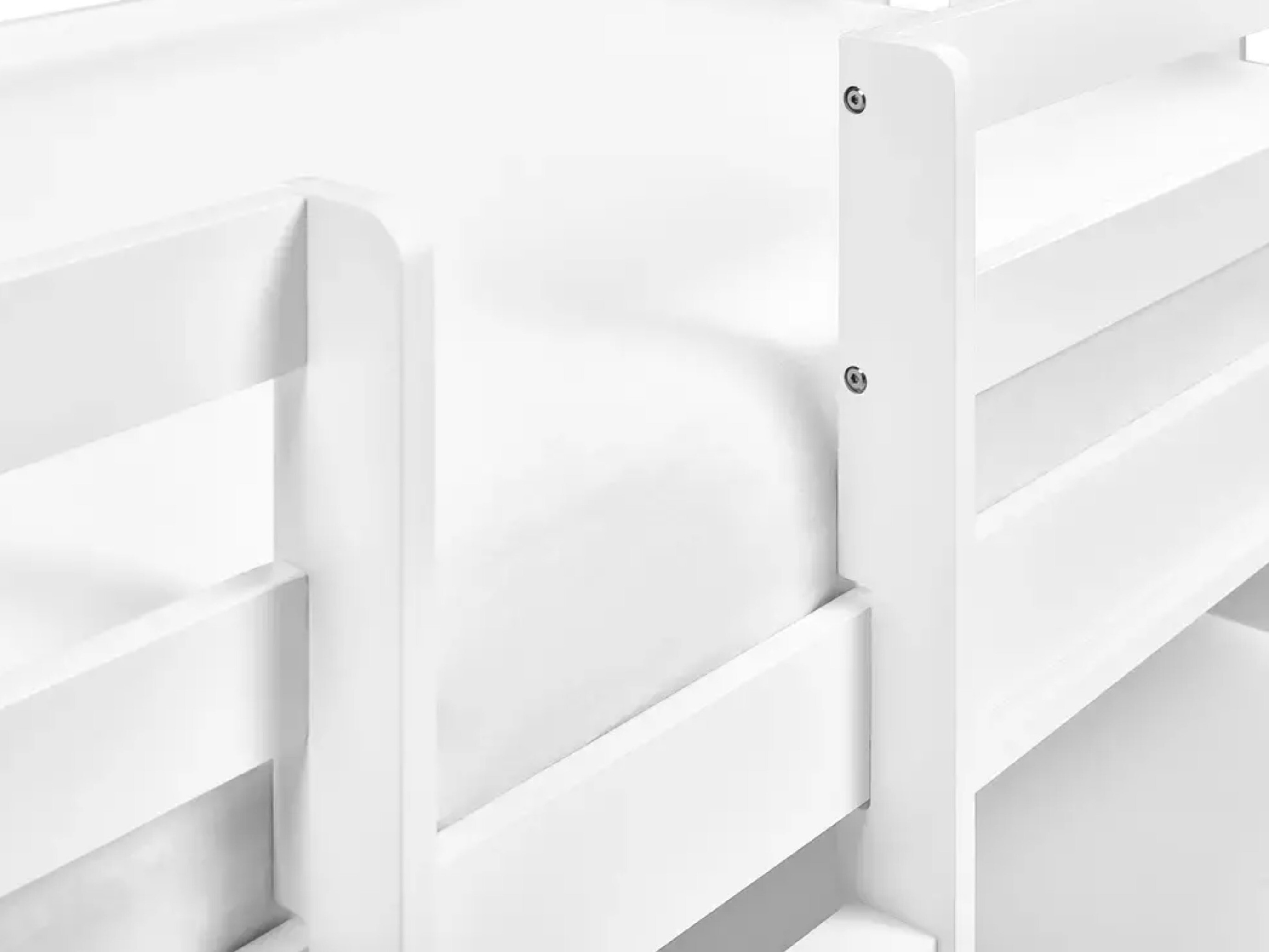 Krevet na platformi Berwyn 2199 (Bijela + Ružičasta)