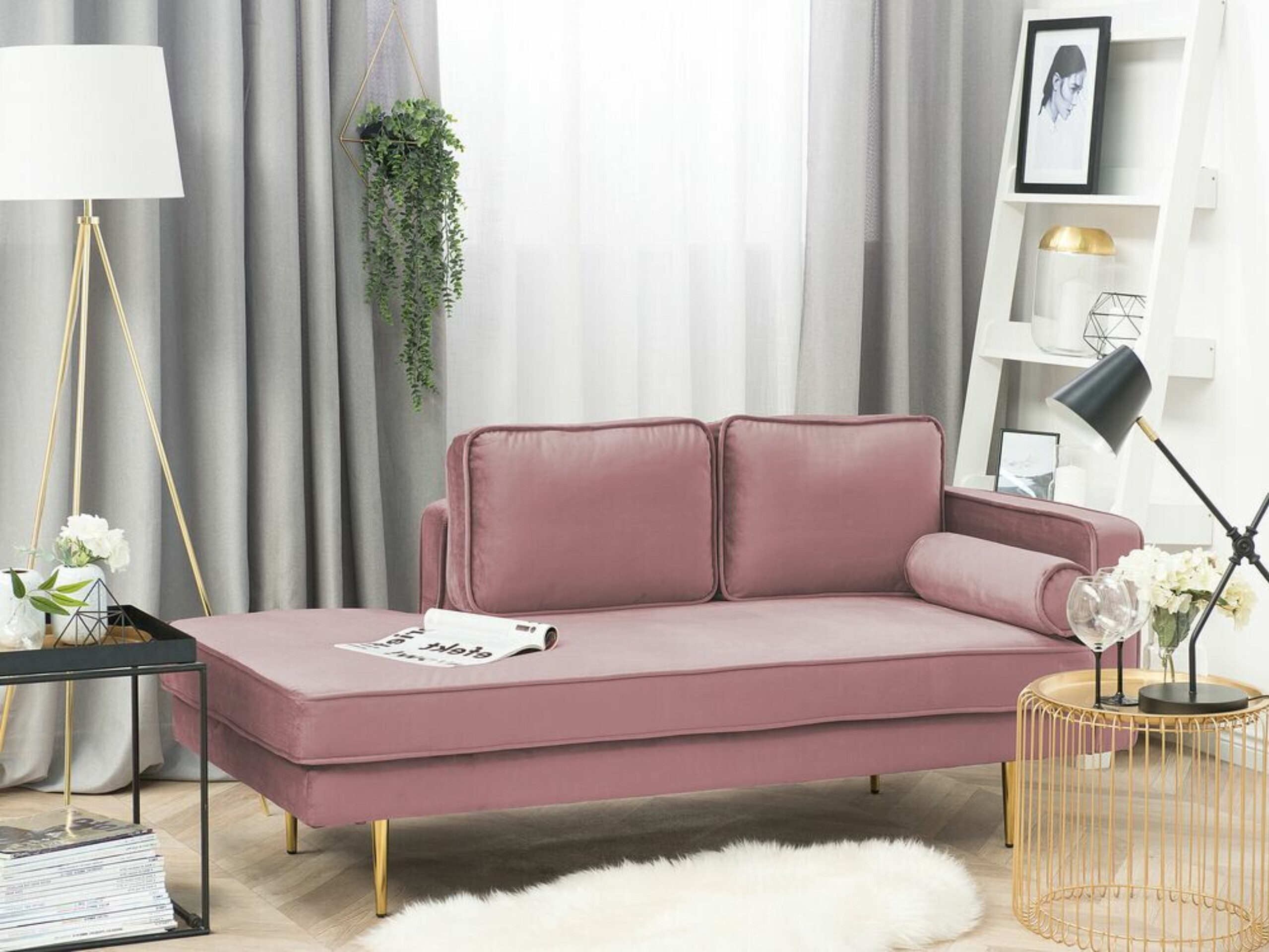 Ležaj Berwyn 770 (Ružičasta)