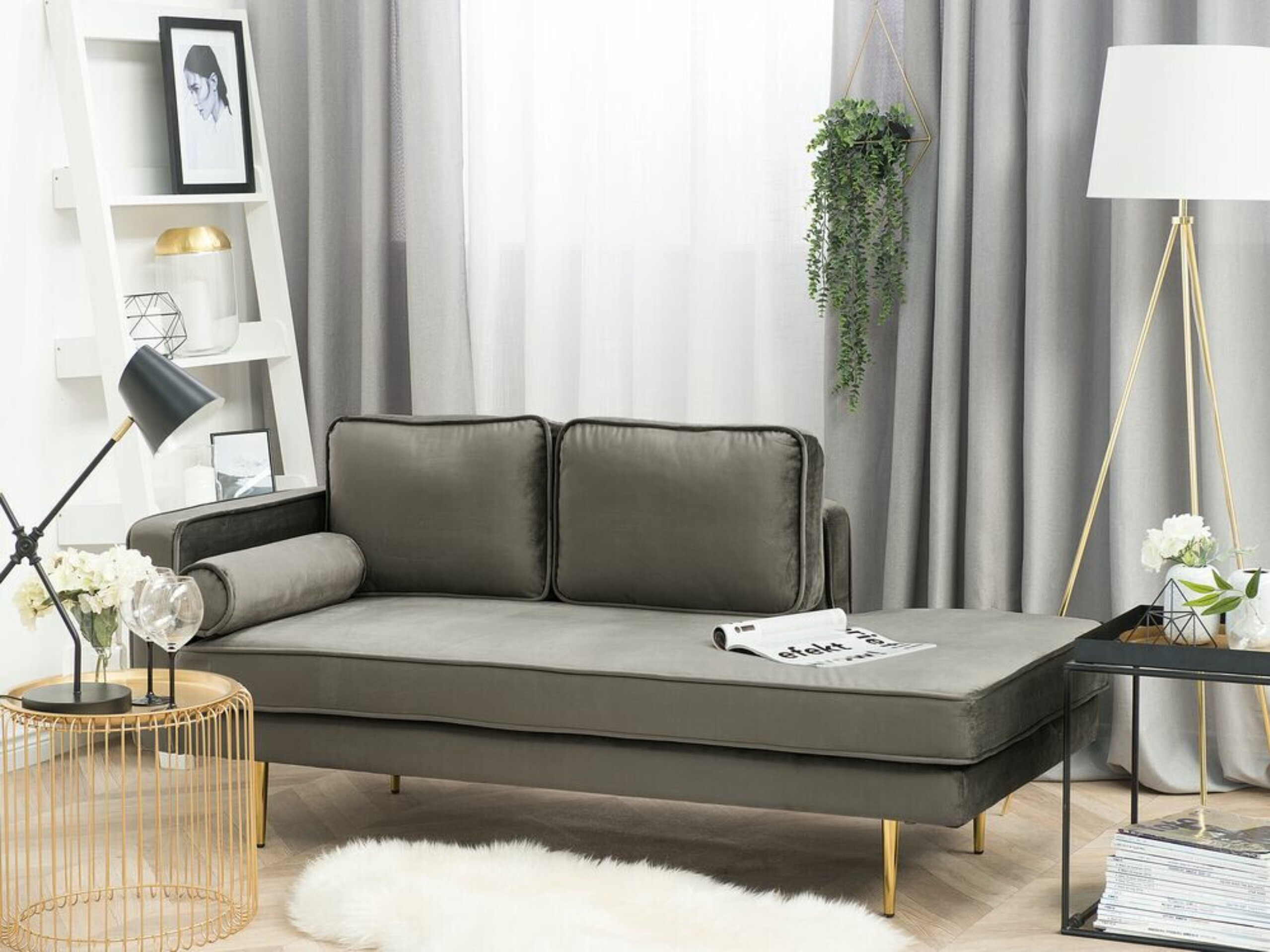 Ležaj Berwyn 770 (Siva)