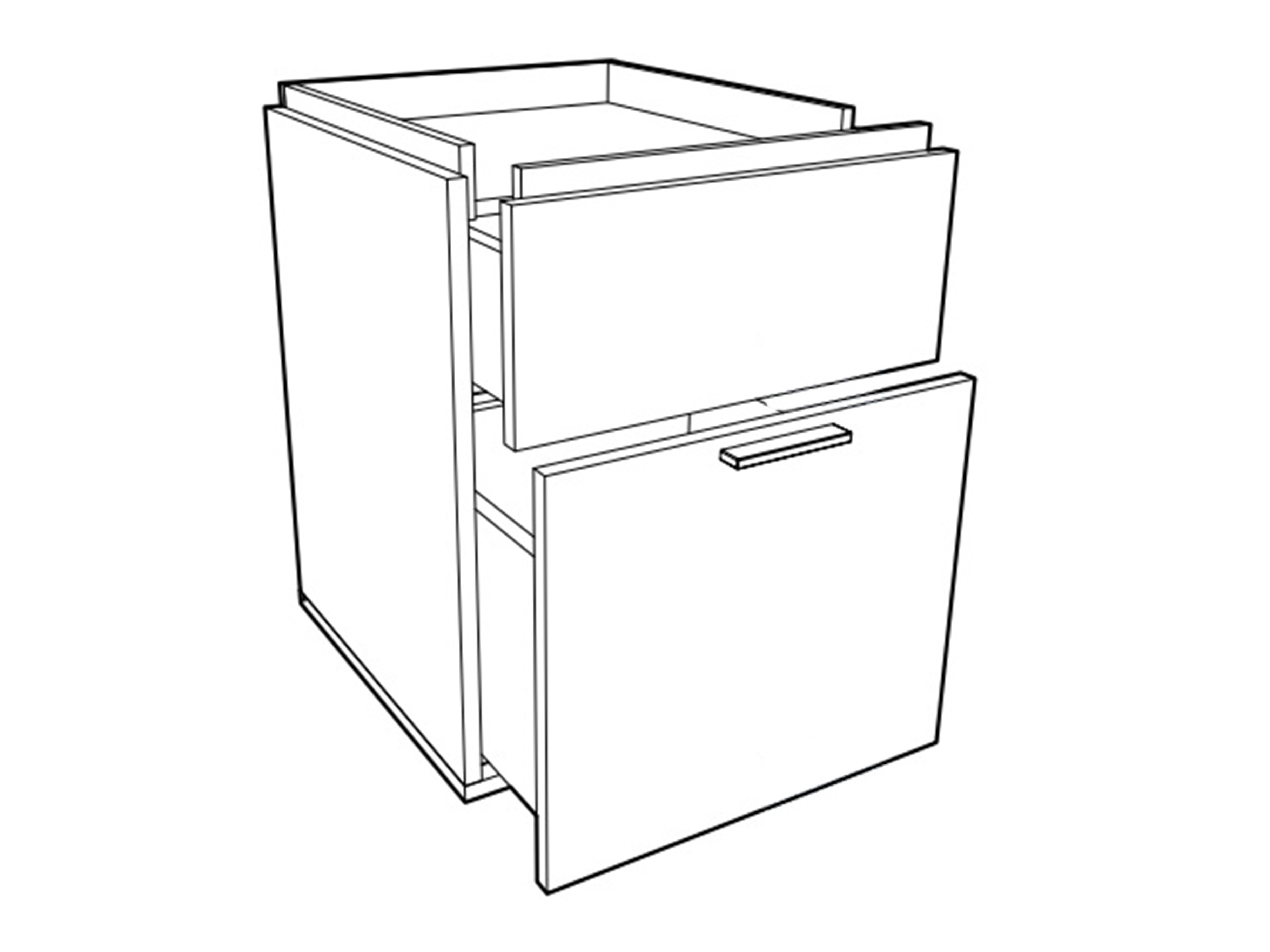 Noćni ormarić Veldalo 114 (Svijetli hrast)