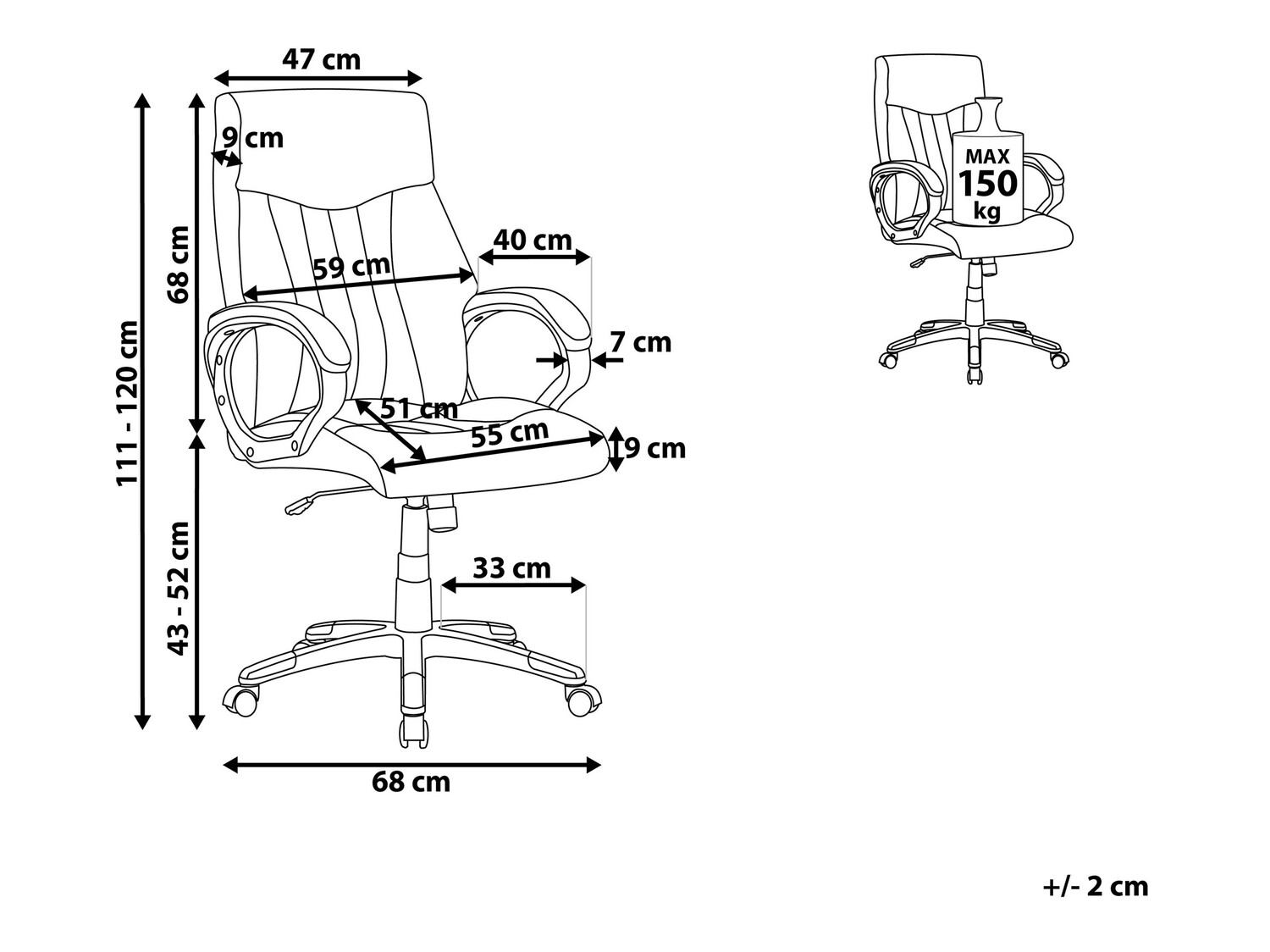 Uredska stolica SC9864