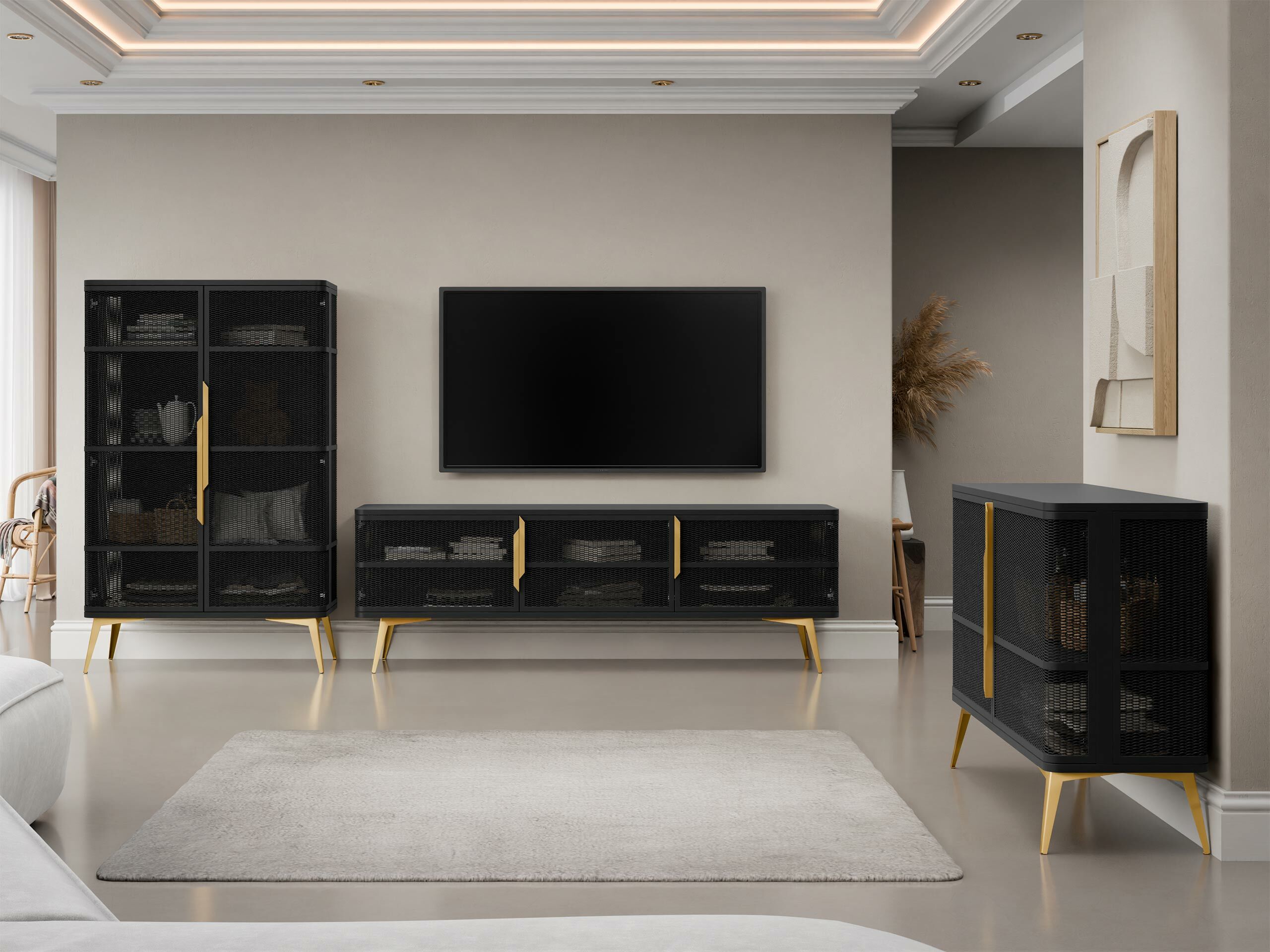 Polica Camfelo 103 (Crna)