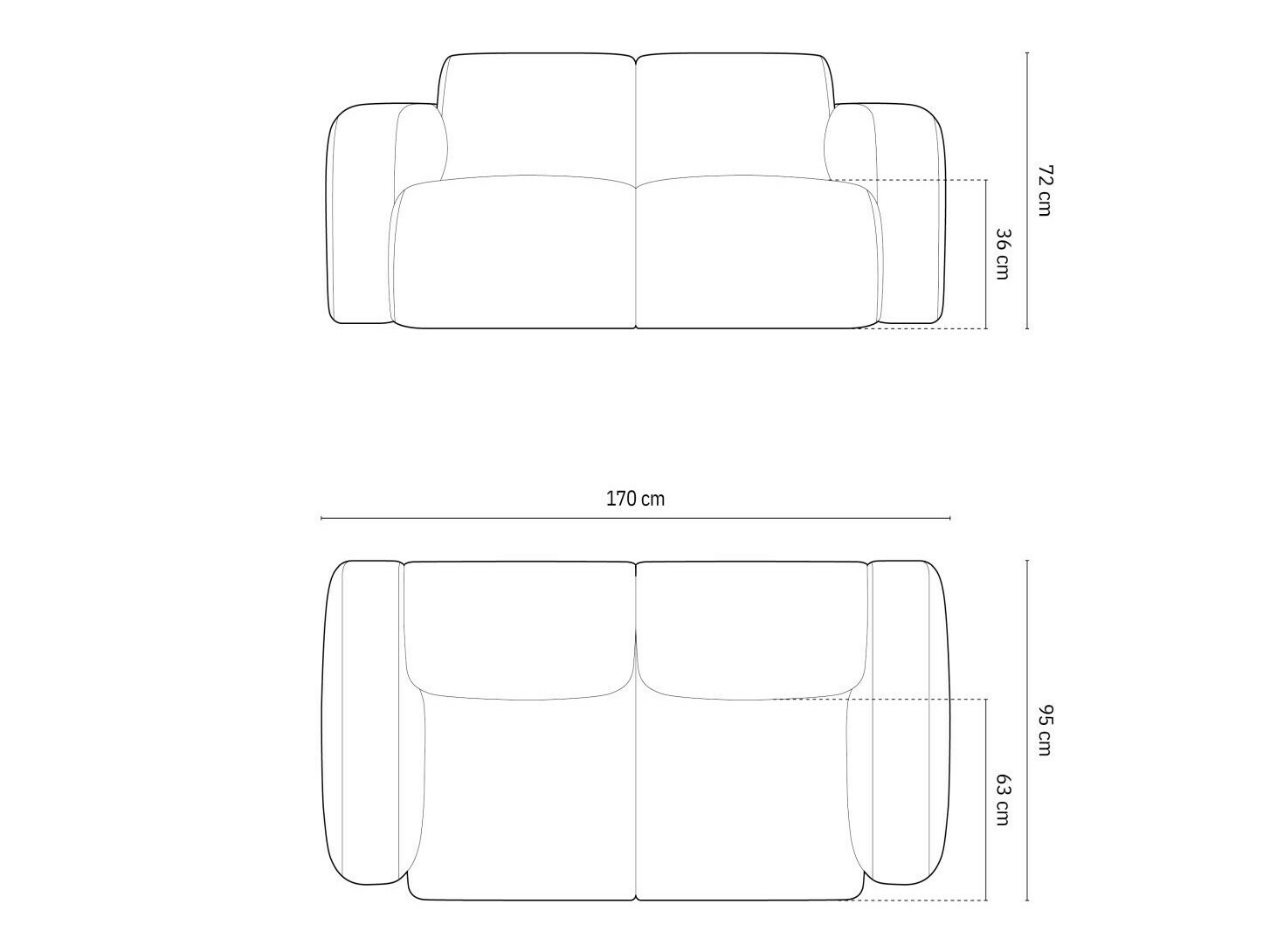 Kauč Romtoru 100 (Baloo 2073)