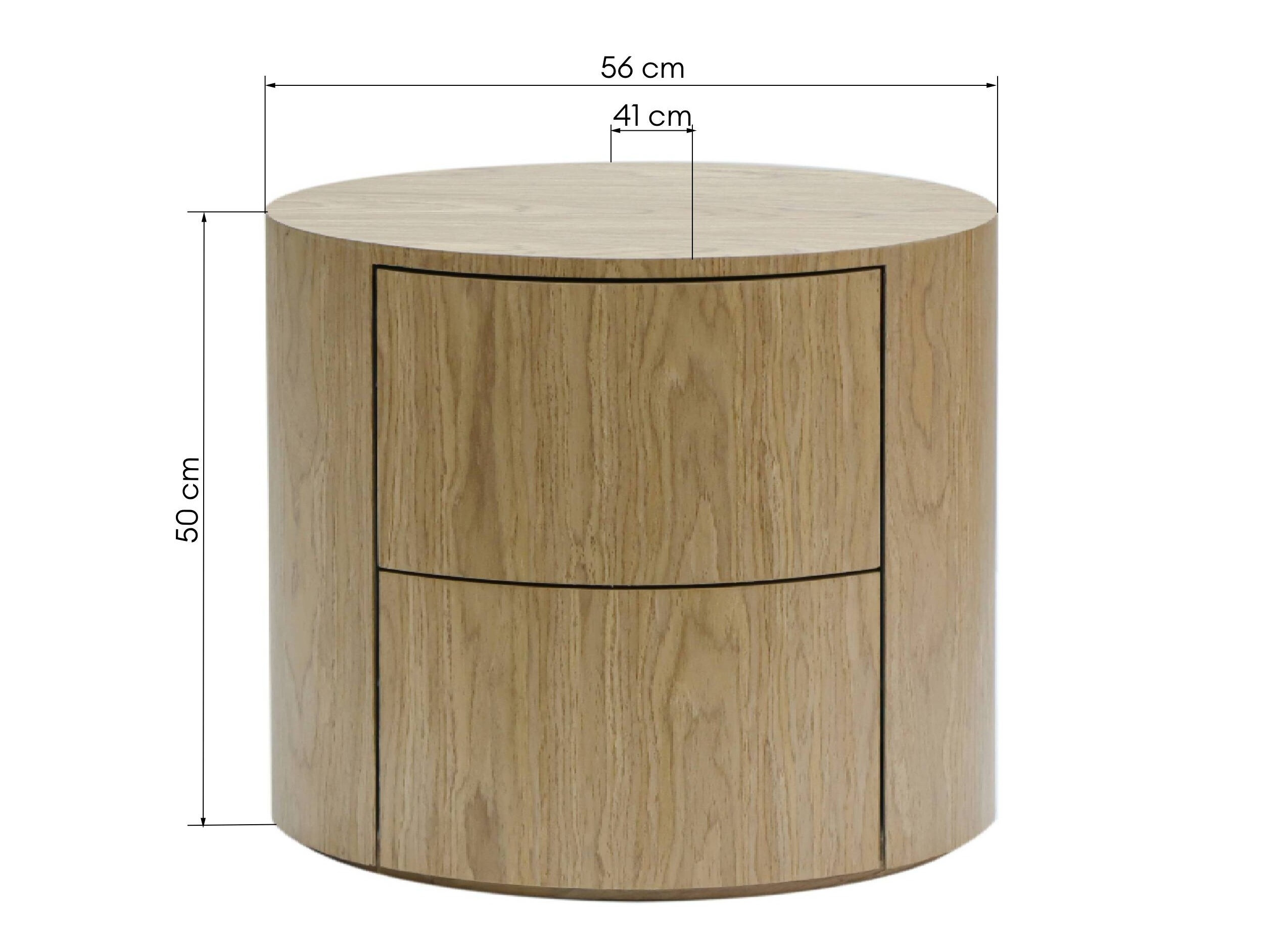 Noćni ormarić Burleson 574 (Svijetlo drvo)