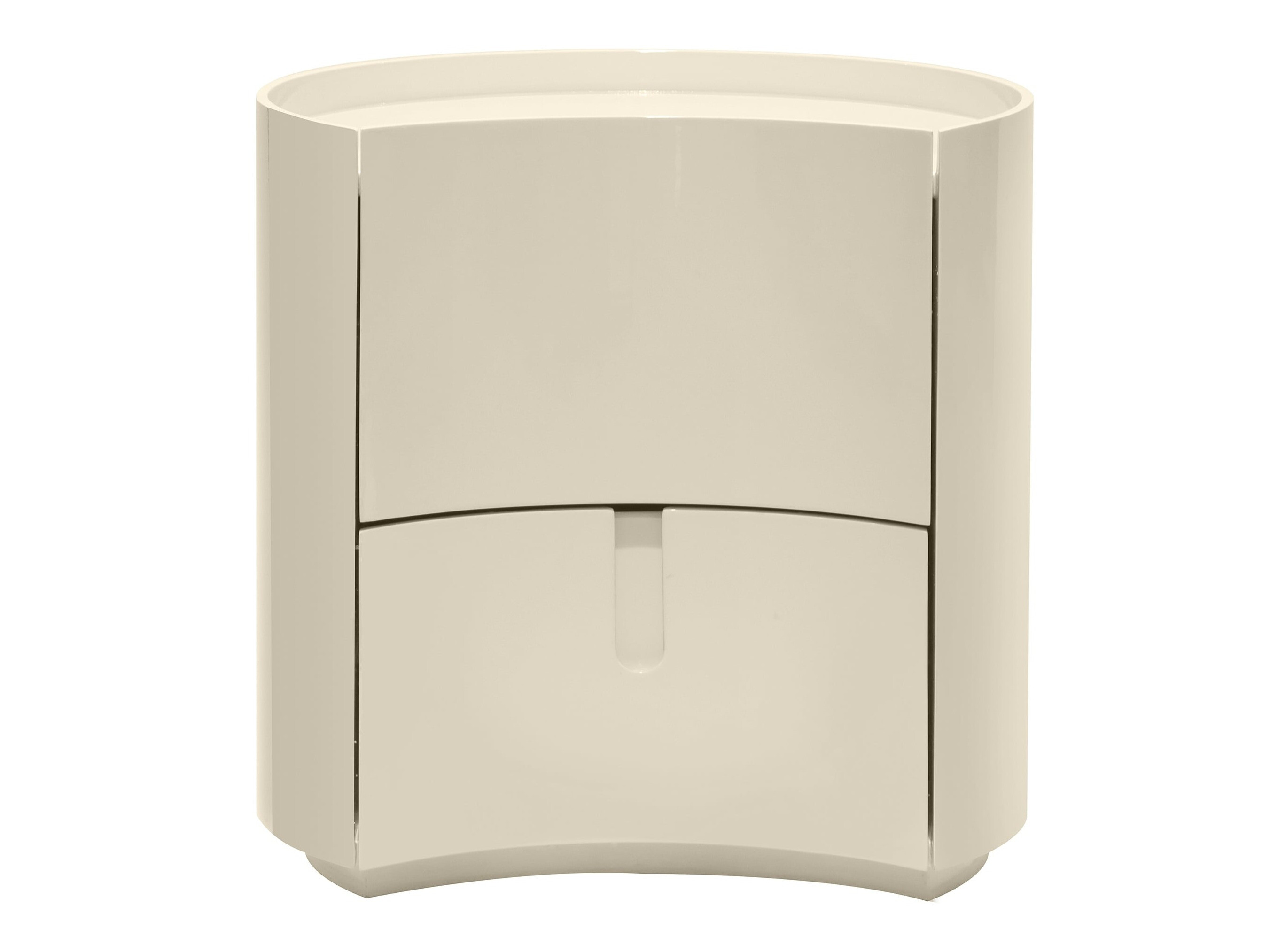 Noćni ormarić Burleson 577 (Sjajna krem)