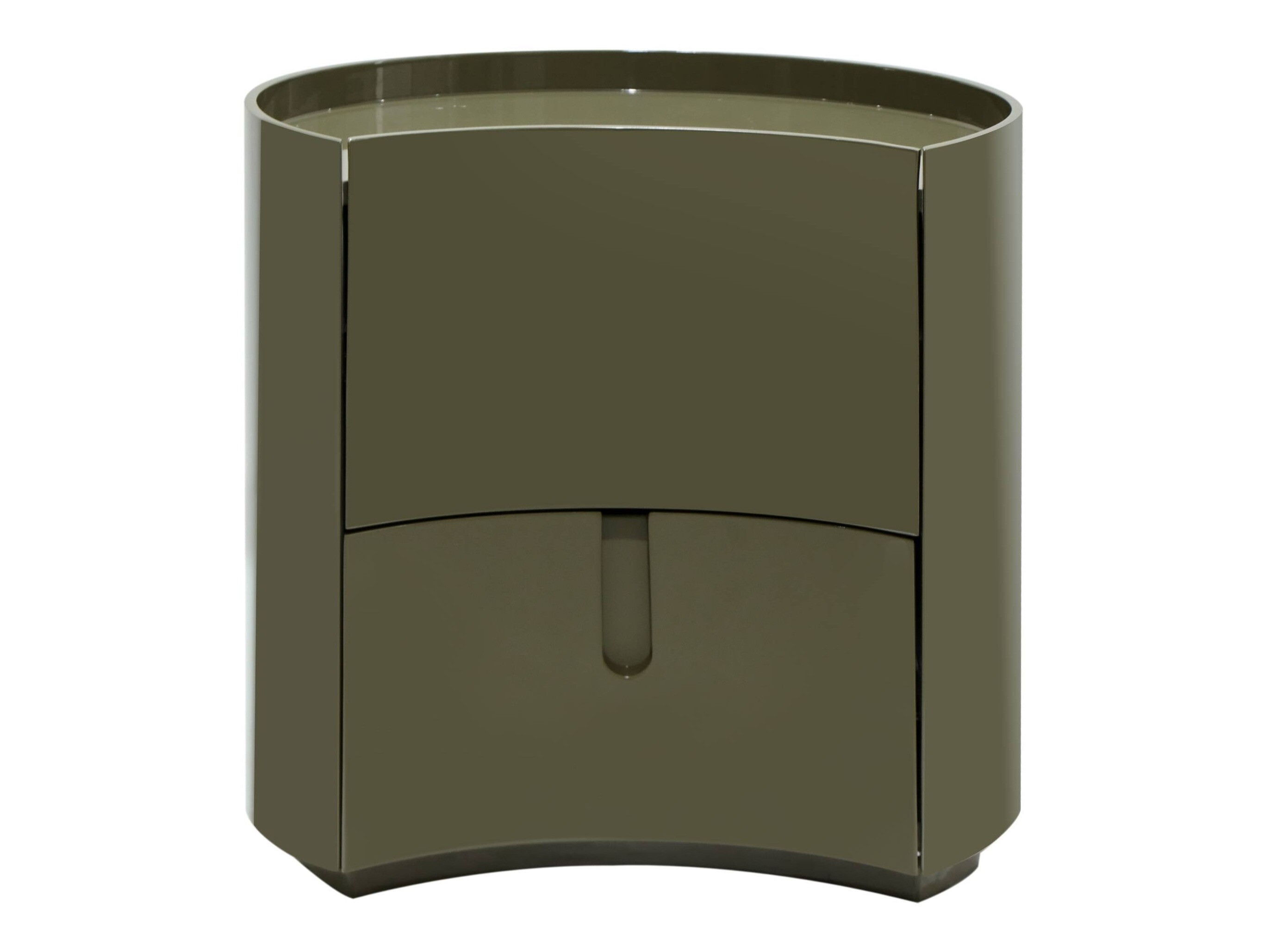 Noćni ormarić Burleson 577 (Sjajno zelena)