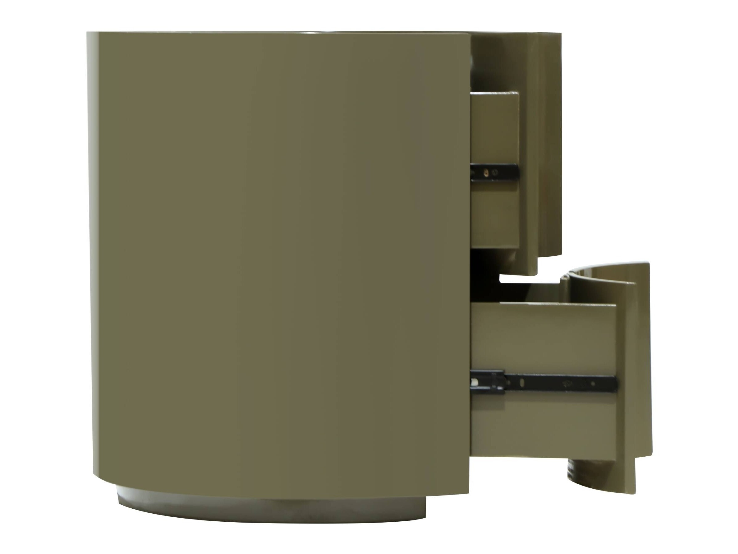 Noćni ormarić Burleson 577 (Sjajno zelena)