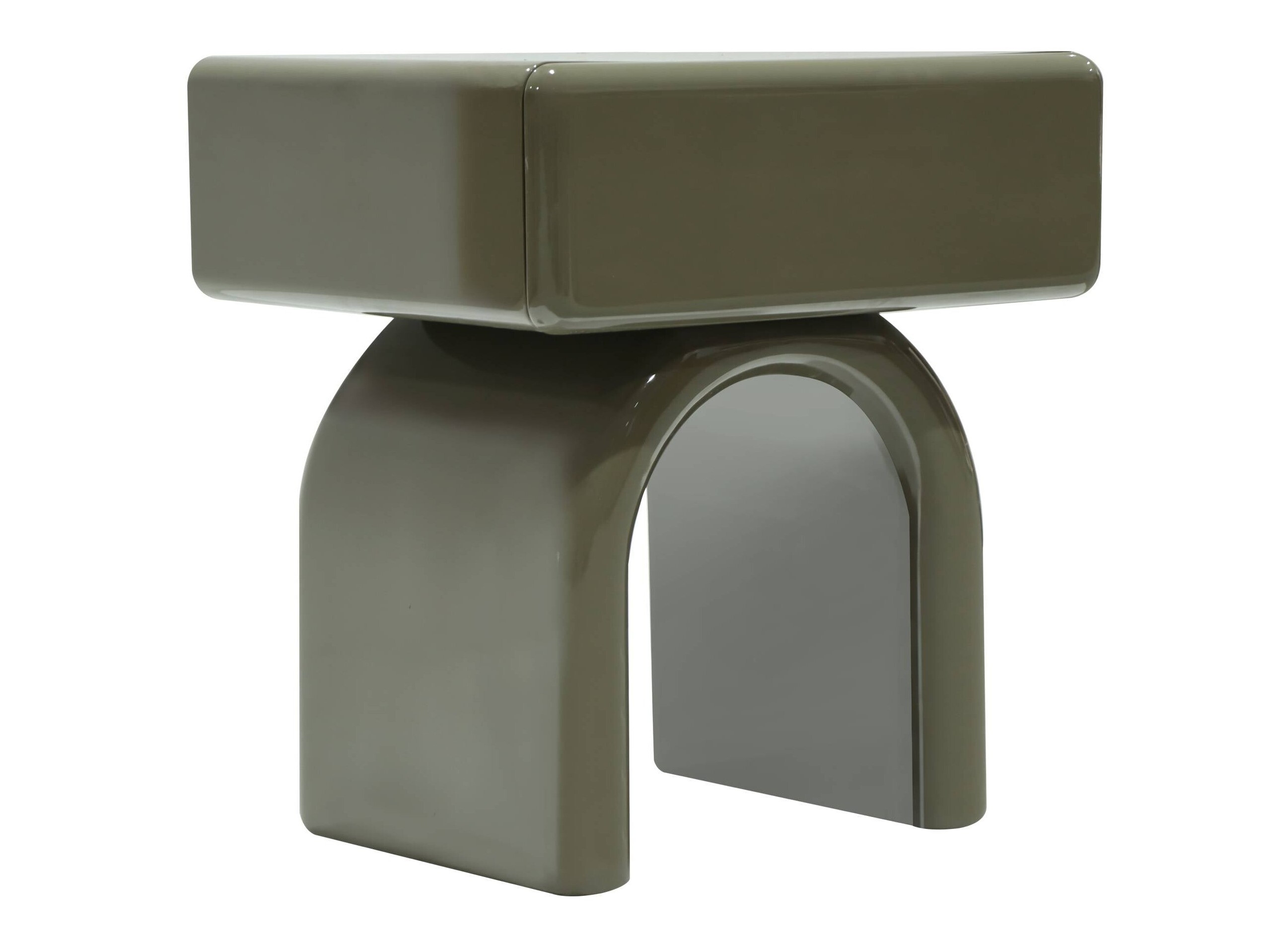 Noćni ormarić Burleson 578 (Sjajno zelena)