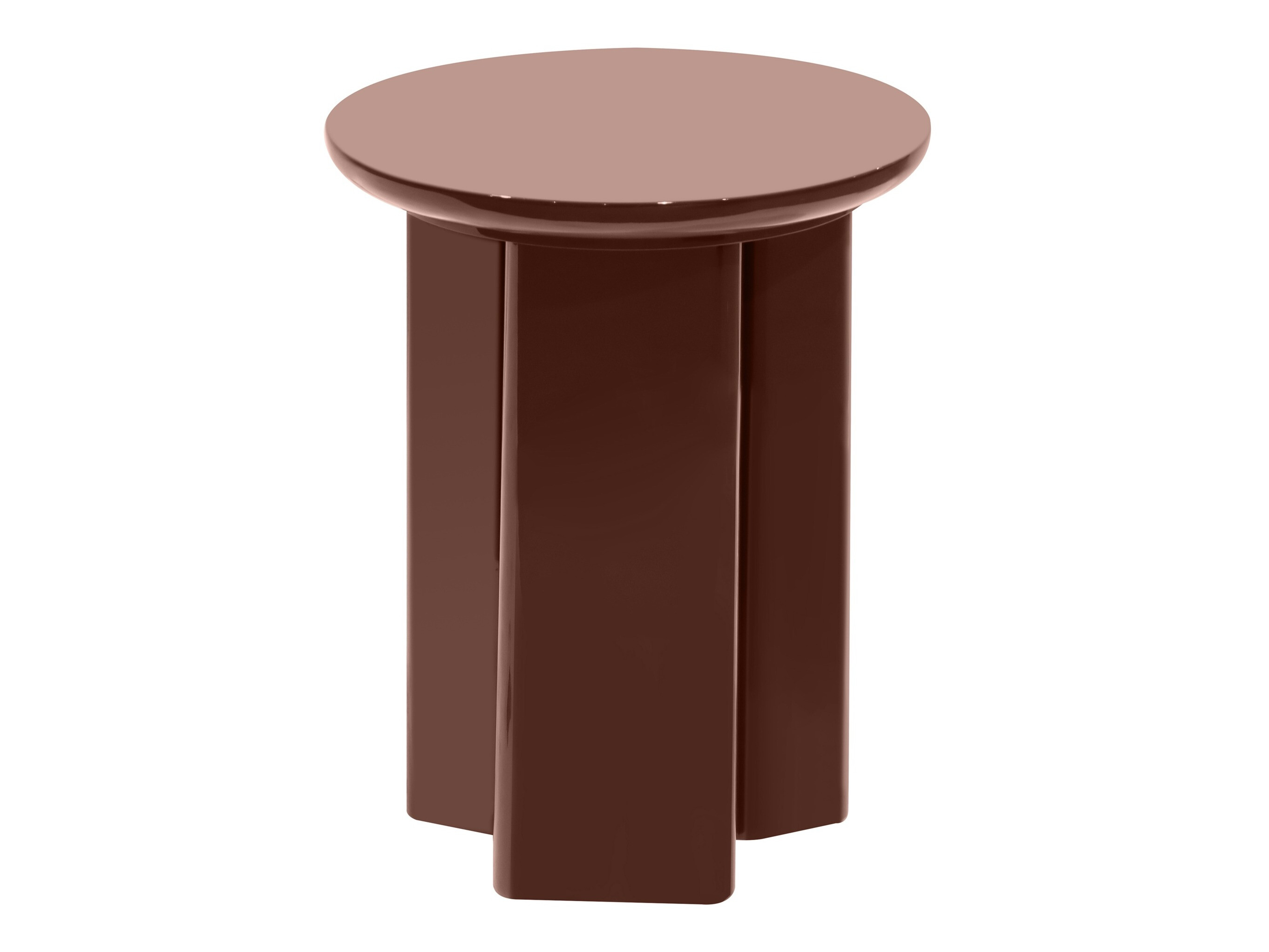 Pomoćni stolić Burleson 579 (Sjajni bordo)