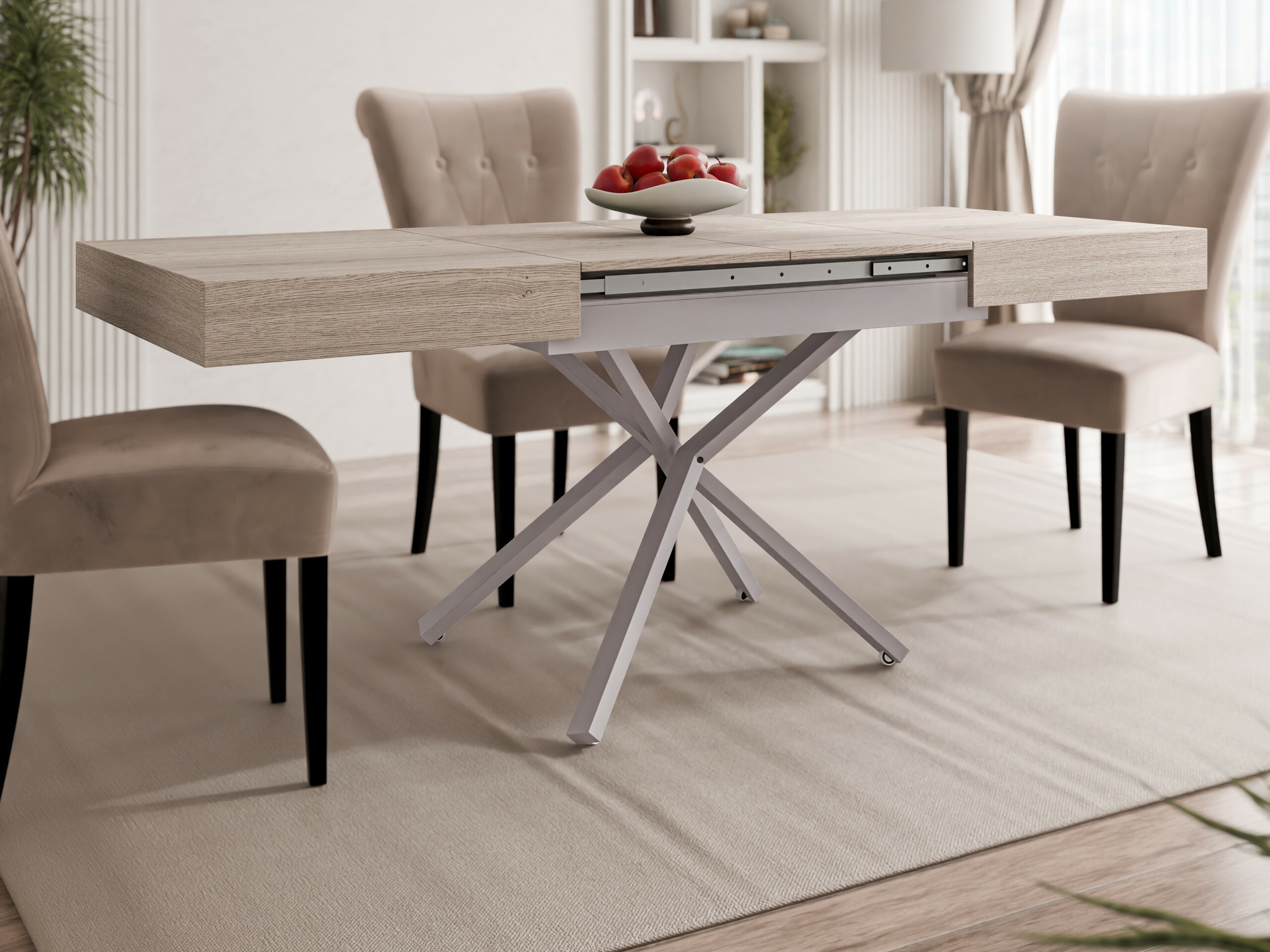 Transformirajući stolić za kavu Oswego 177 (Hrast)