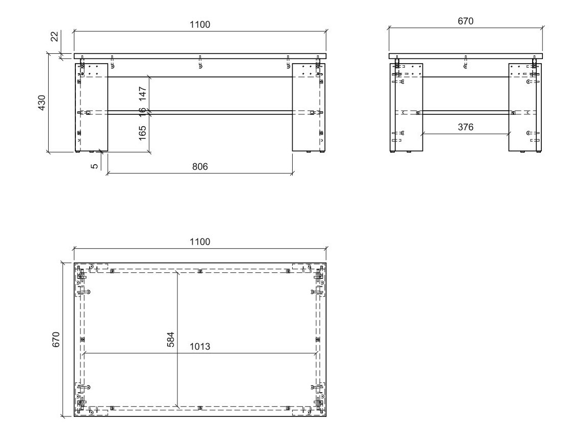Stolić za kavu Numeri 105