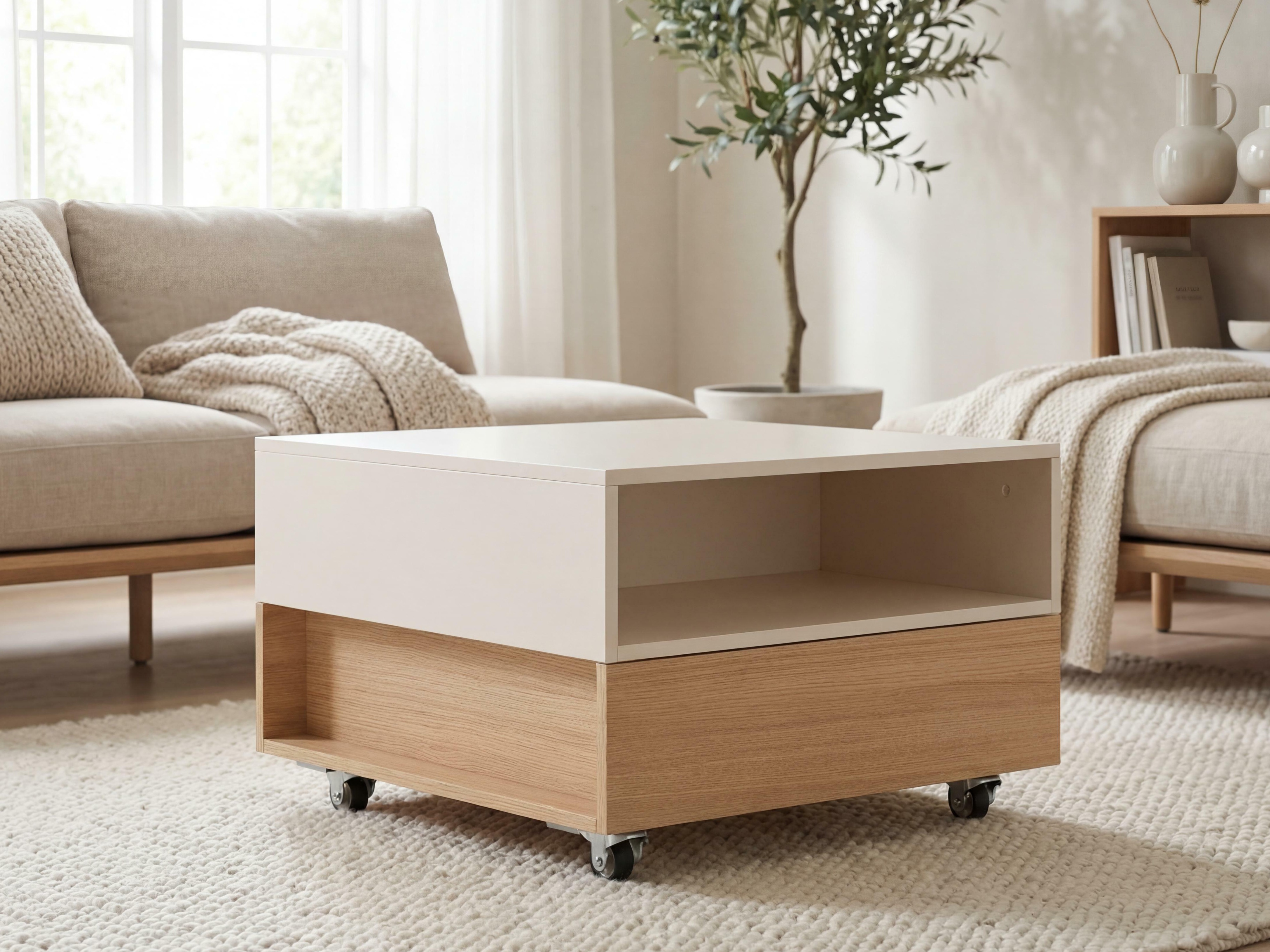 Stolić za kavu Veldalo 125 (Svijetli hrast)