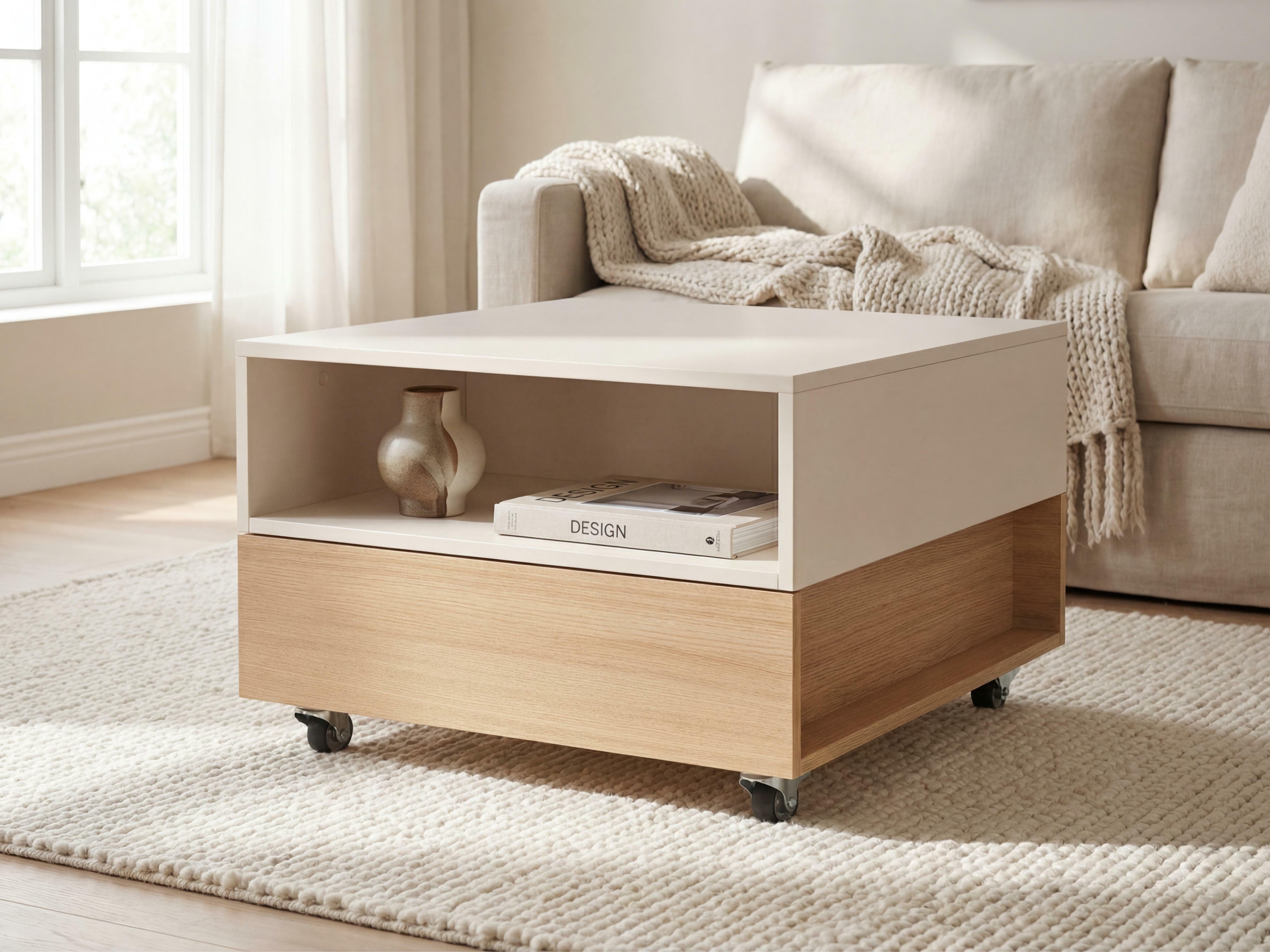 Stolić za kavu Veldalo 125 (Svijetli hrast)