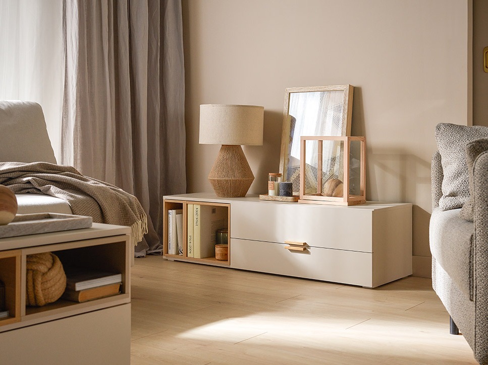 TV stol Veldalo 124 (Svijetli hrast)