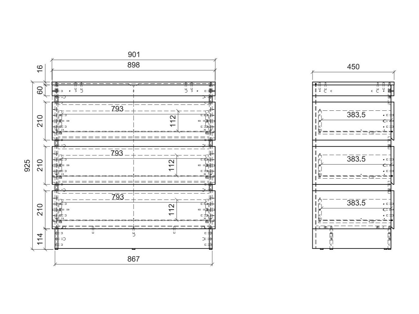 Set za spavaću sobu Numeri 125