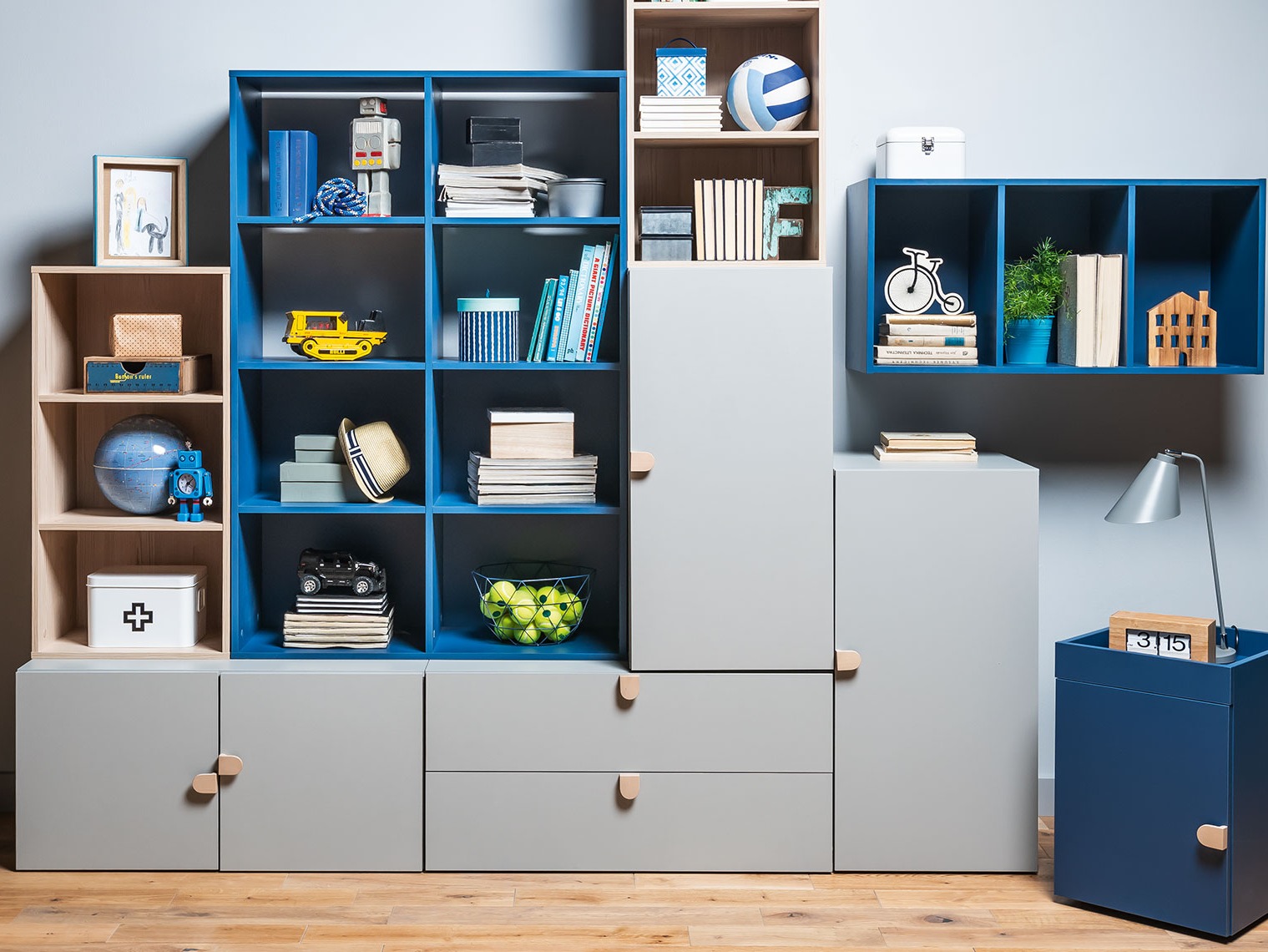 Zidna polica Nutese 101 (Bor)