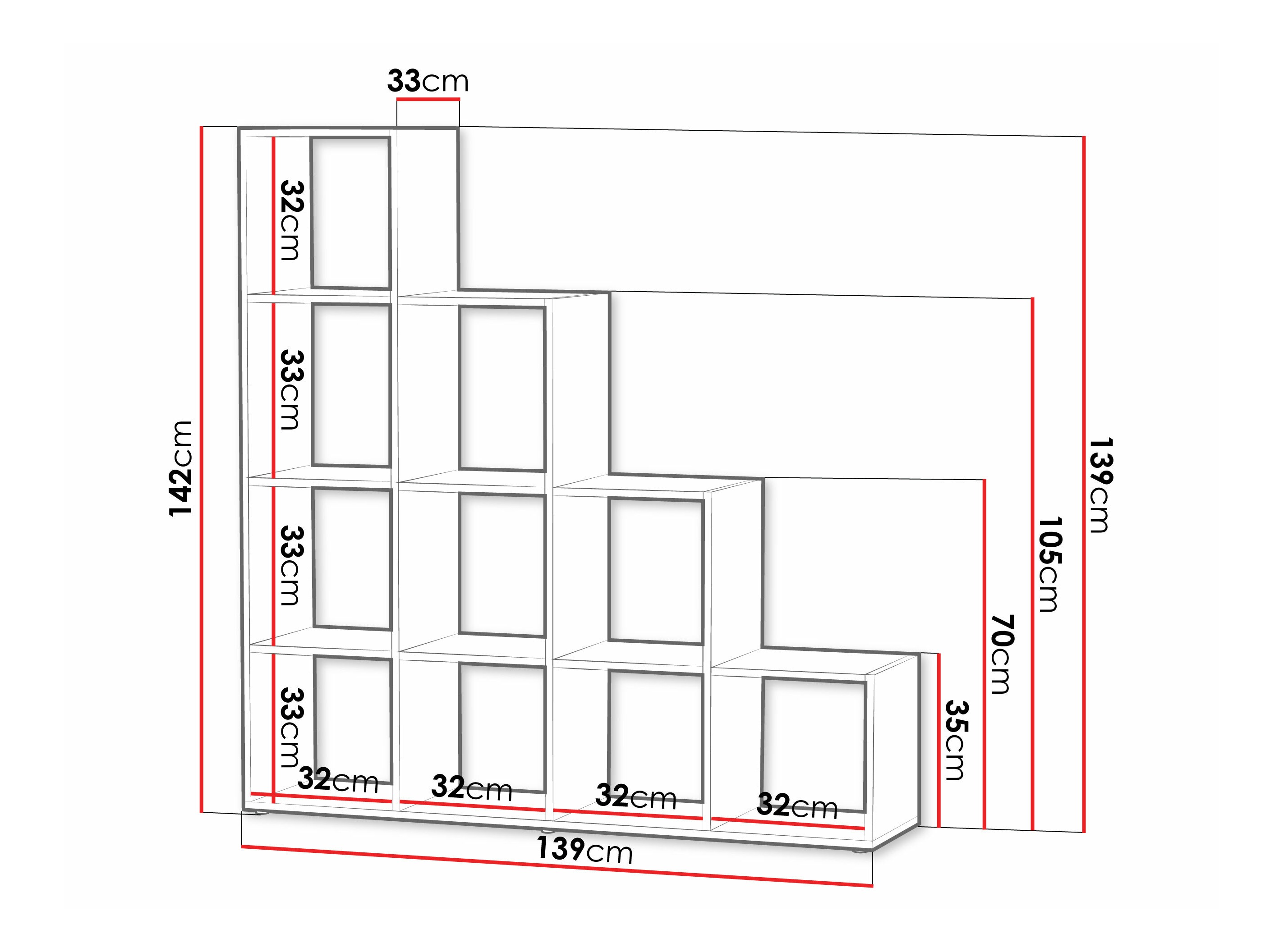 Polica Lexicon I (Bijela)