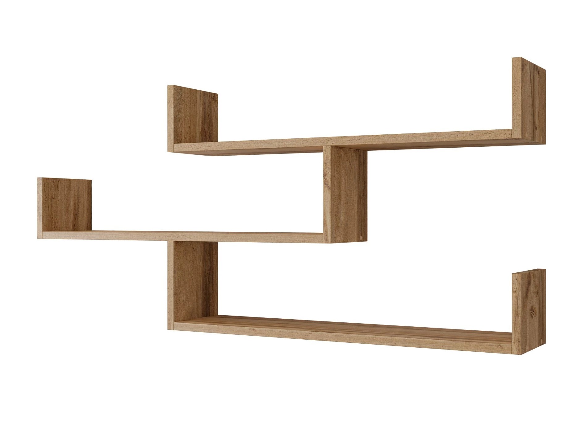 Zidna polica Sarasota 104 (Hrast Wotan)