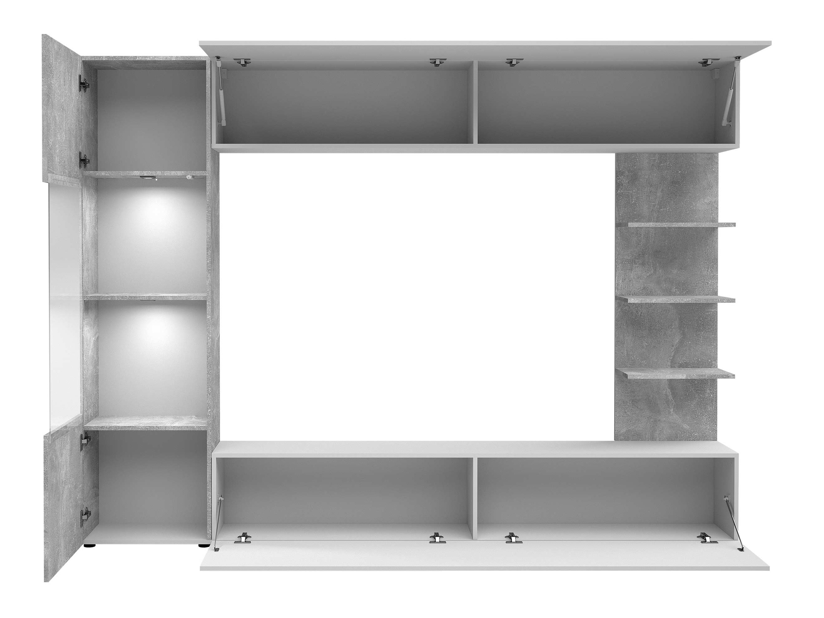 Set za dnevni boravak Comfivo Animus (Kašmir + Hrast)