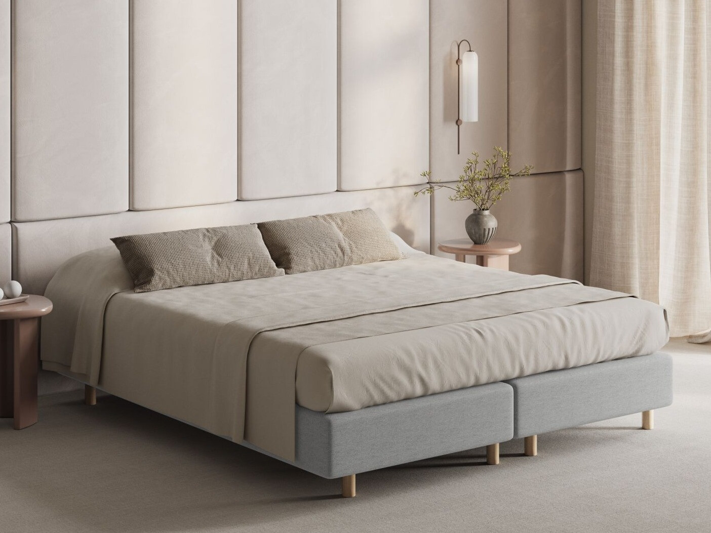 Krevet Beckley 338 (BABEL LIGHT GREY)