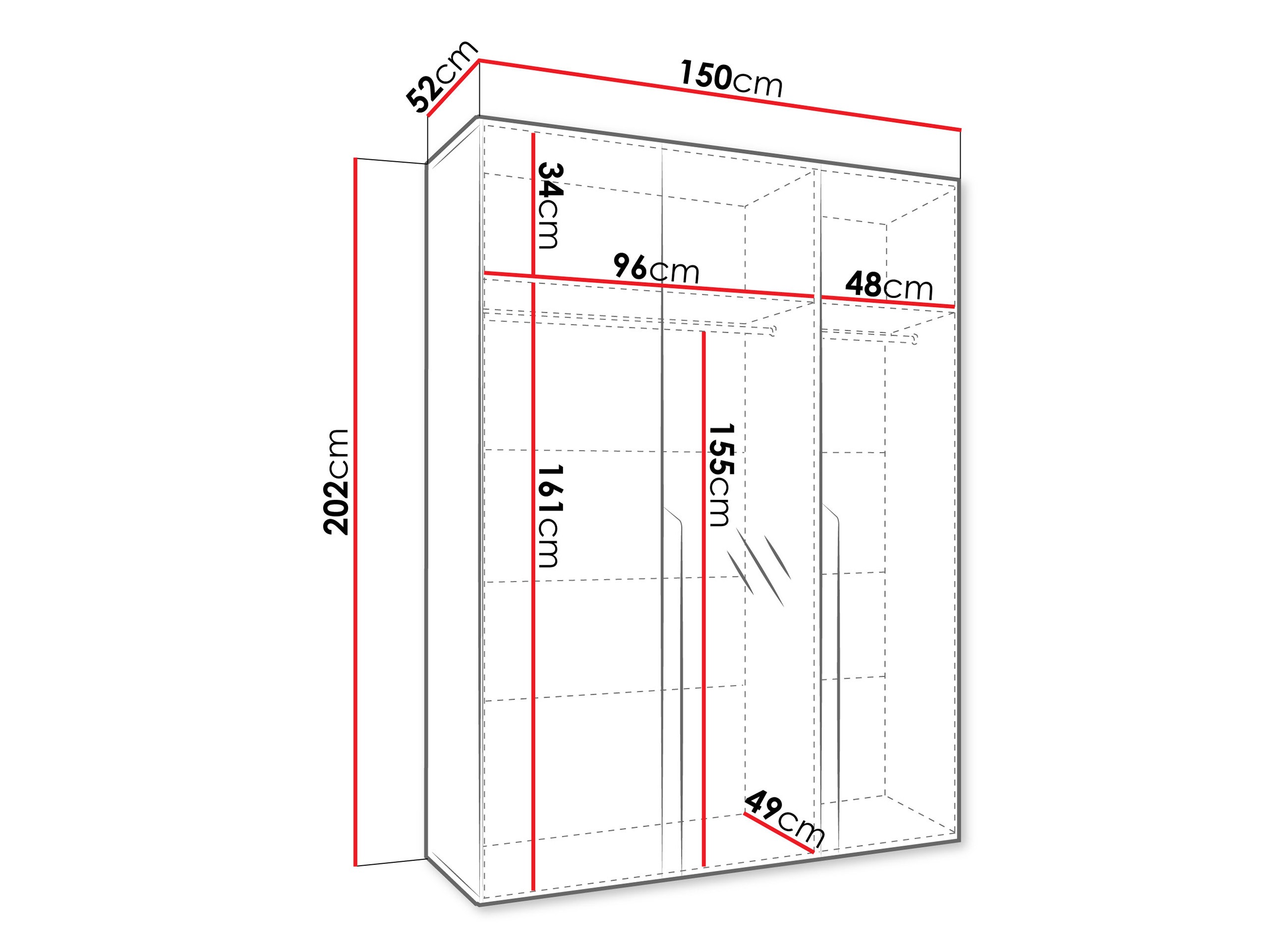 Ormar Hartford 585 (Crna)