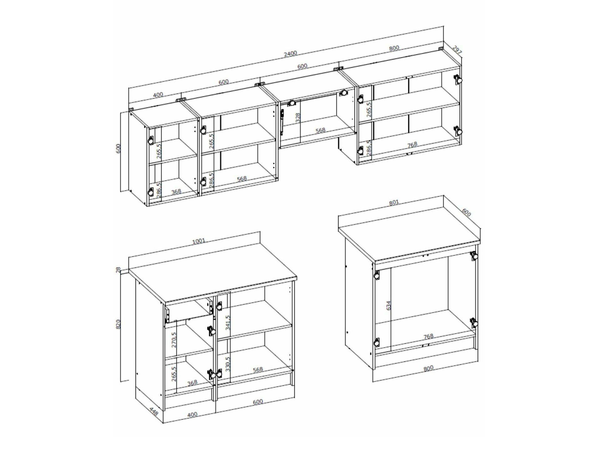 Kuhinjski set Houston 1721