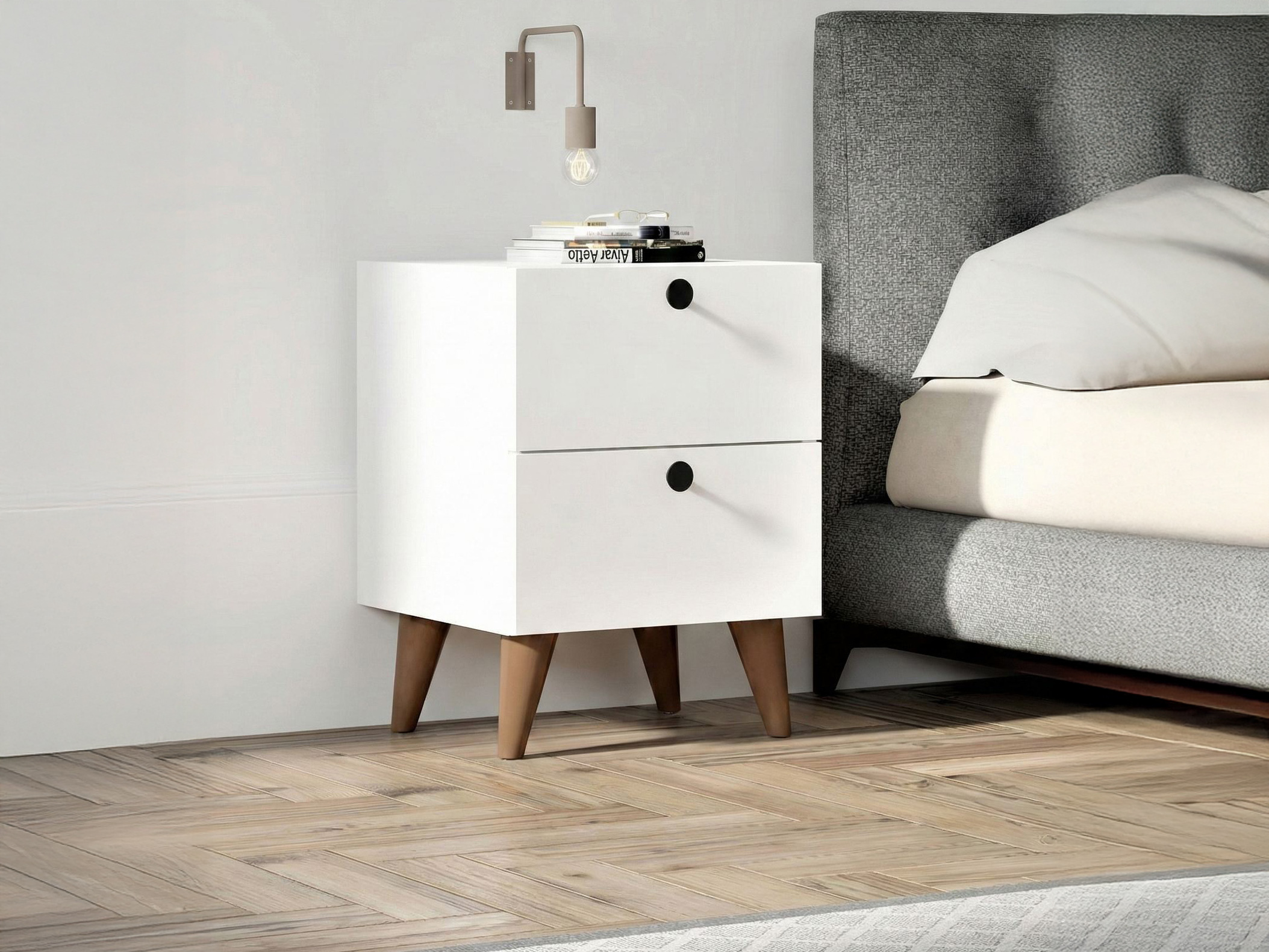 Noćni ormarić Kailua 2594 (Bijela)