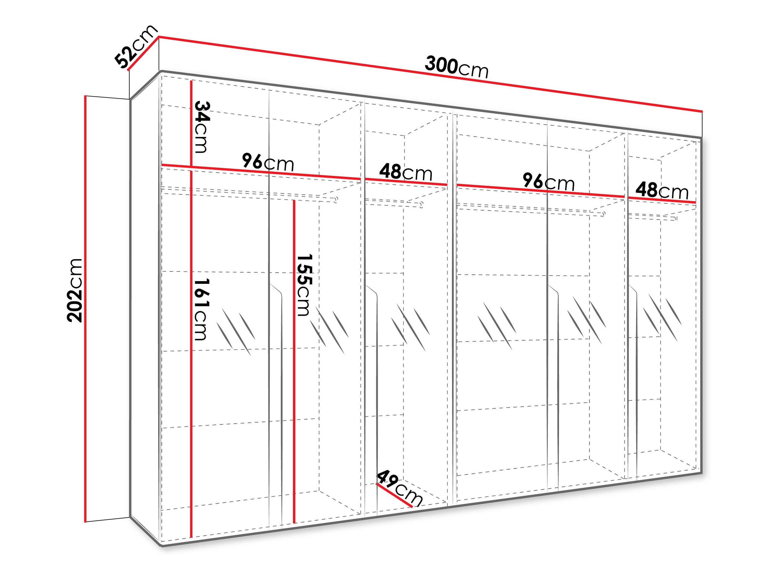 Ormar Hartford 593 (Crna)