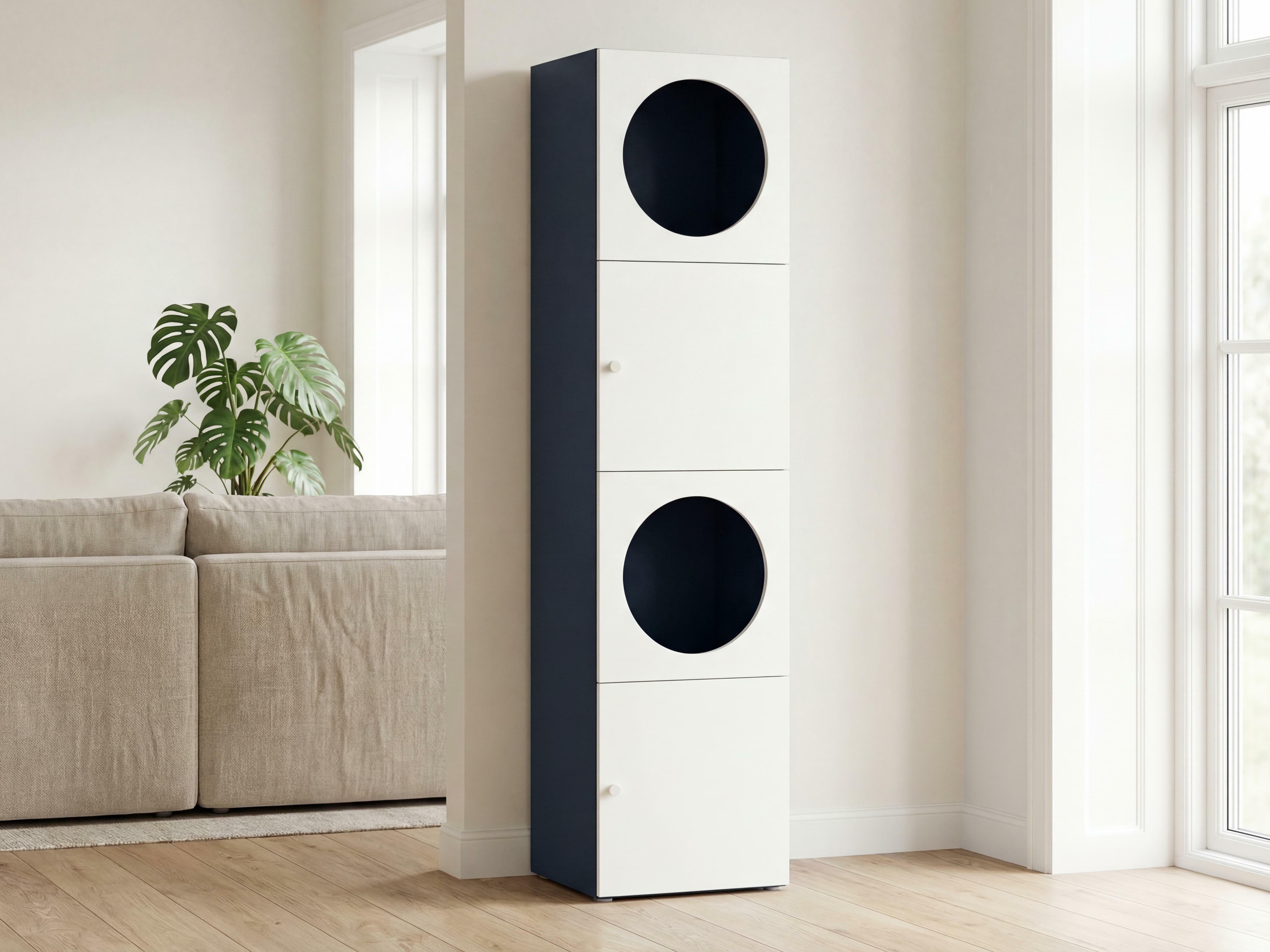 Polica Tornolo 105 (Indigo + Bijela)