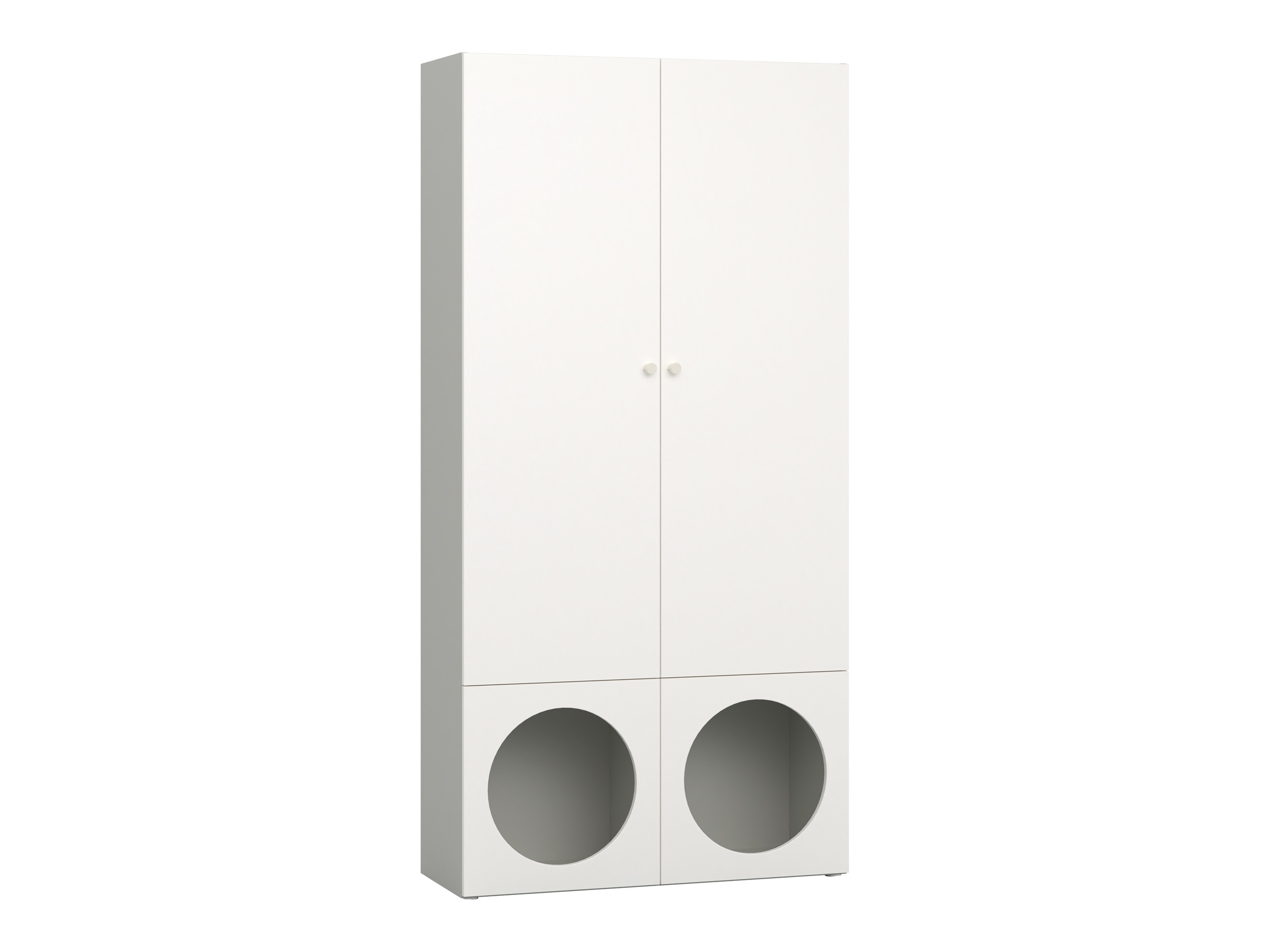 Polica Tornolo 106 (Siva + Bijela)