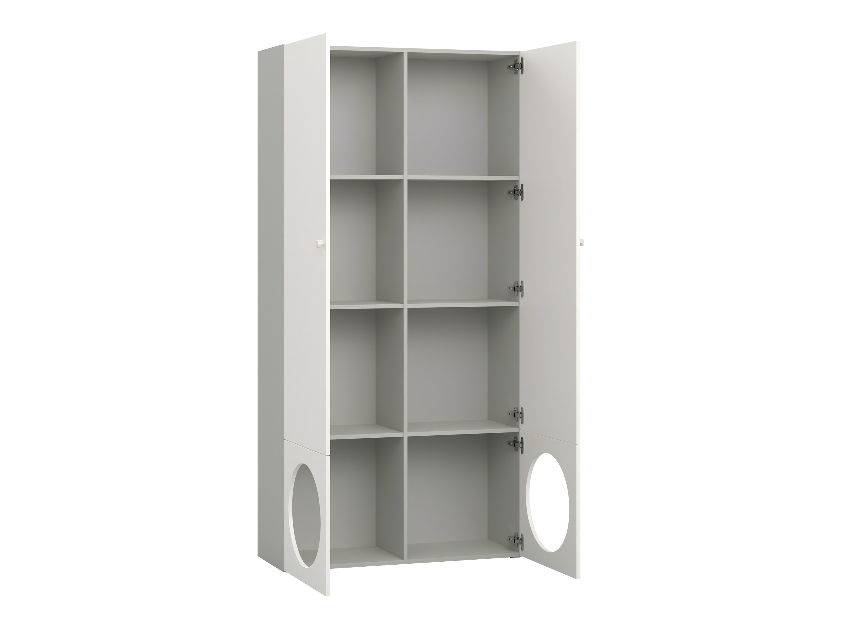 Polica Tornolo 106 (Siva + Bijela)