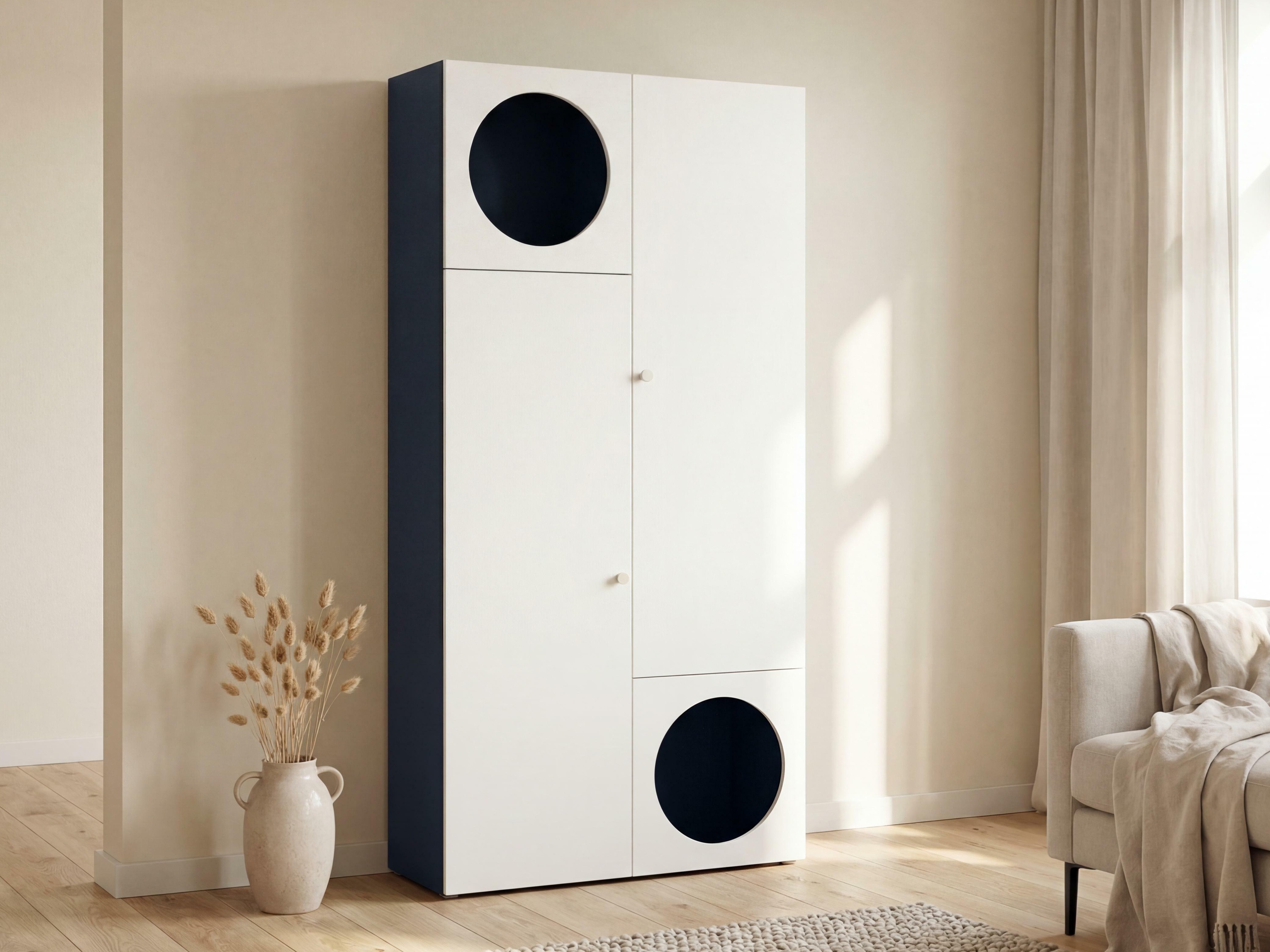 Polica Tornolo 107 (Indigo + Bijela)